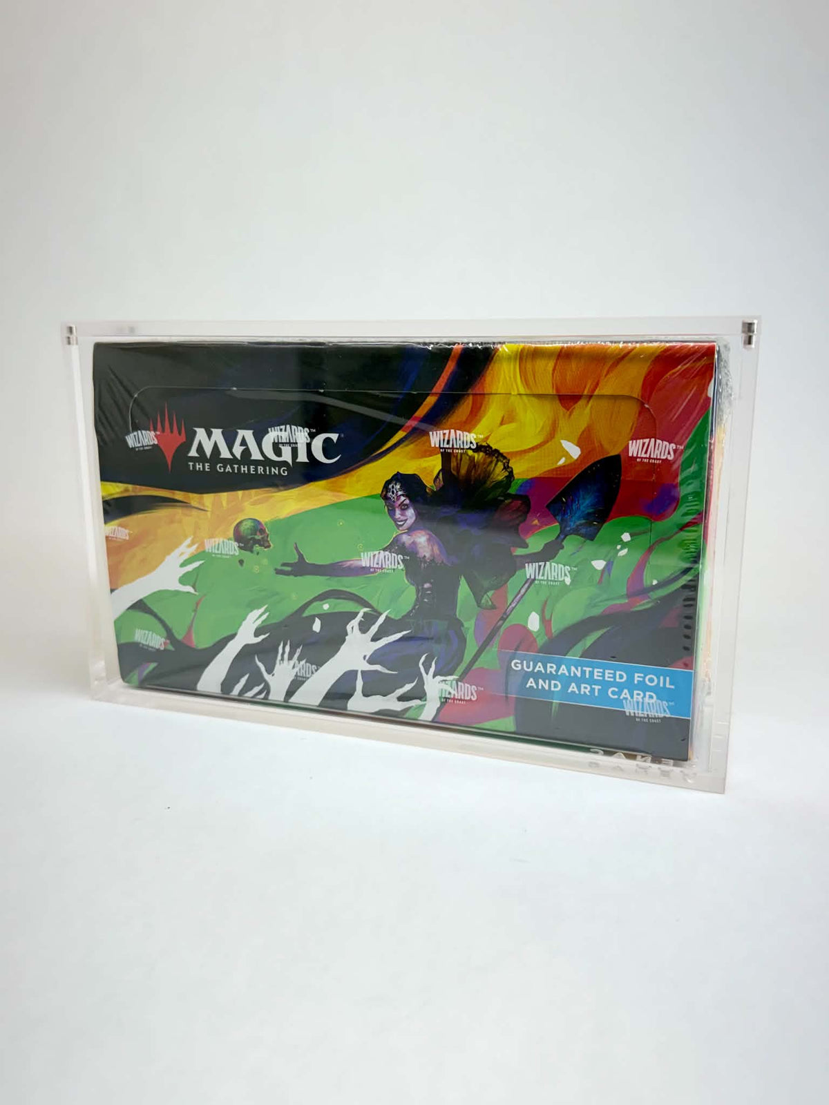 Acrylic Display Case FOR MTG Set Booster Box | 24 Pack Magic The Gathering Set Booster | Commander Masters | 4-Magnet Lid | UV