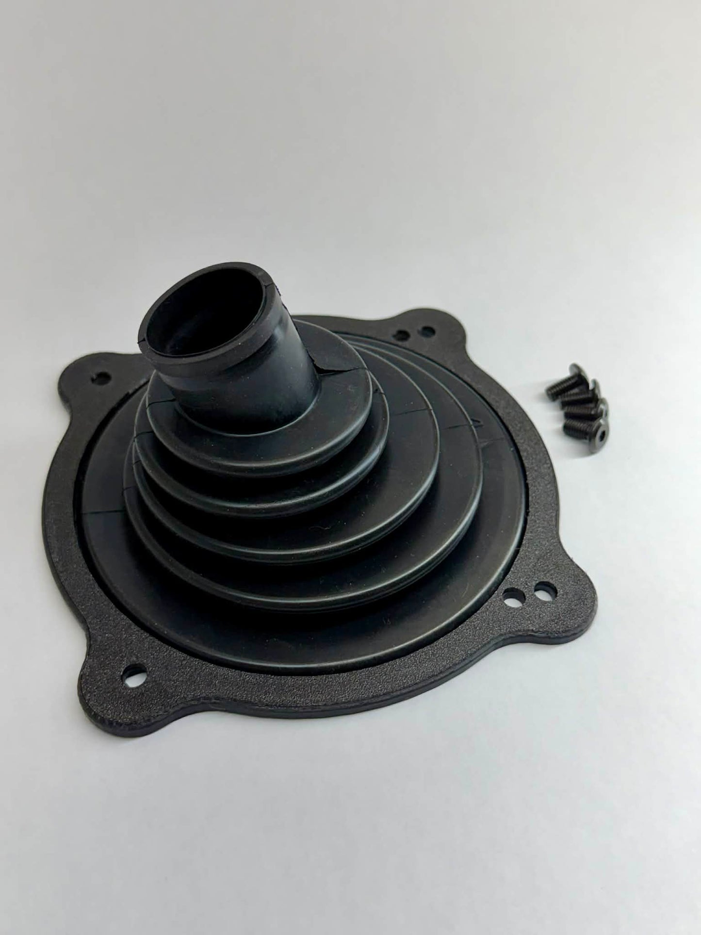 89-98 240SX S13/S14 Silvia Lower Shift Boot Ring Retainer – ABS OEM Replacement, 4 Bolts Included
