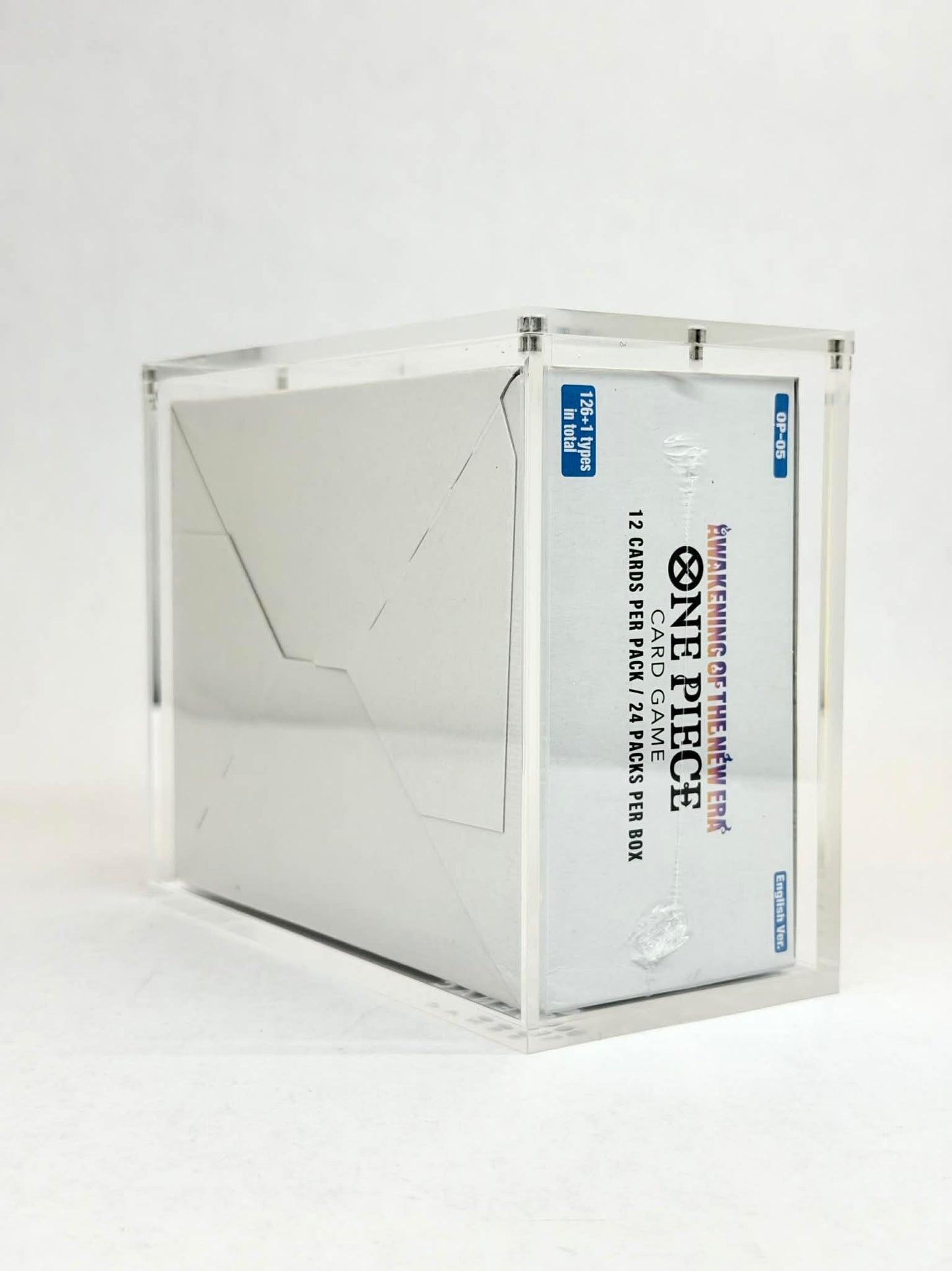 One Piece OP05 Awakening of the New Era Booster Box Acrylic Display Case UV Protection