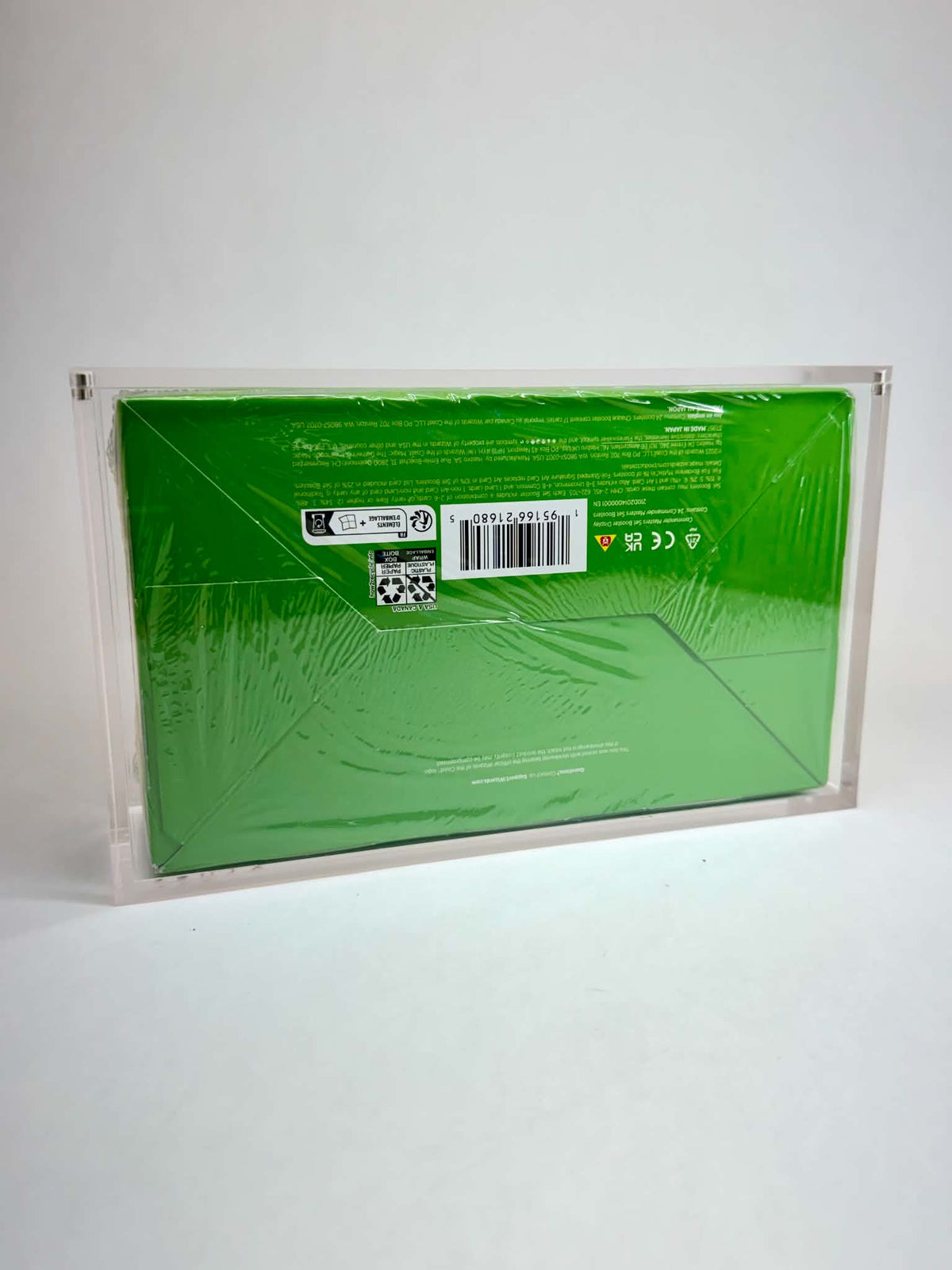 Acrylic Display Case FOR MTG Set Booster Box | 24 Pack Magic The Gathering Set Booster | Commander Masters | 4-Magnet Lid | UV