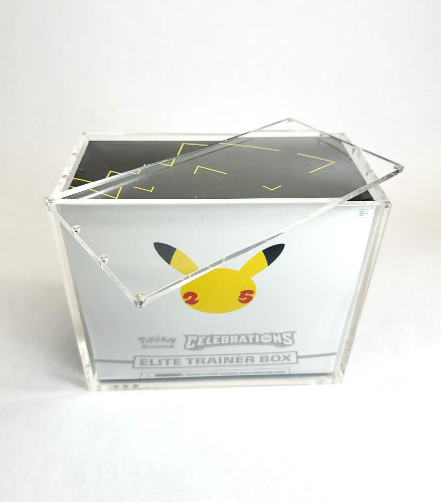 Elite Trainer Box Acrylic Case | Premium UV Resistant Display Case with 8 Magnet Closure