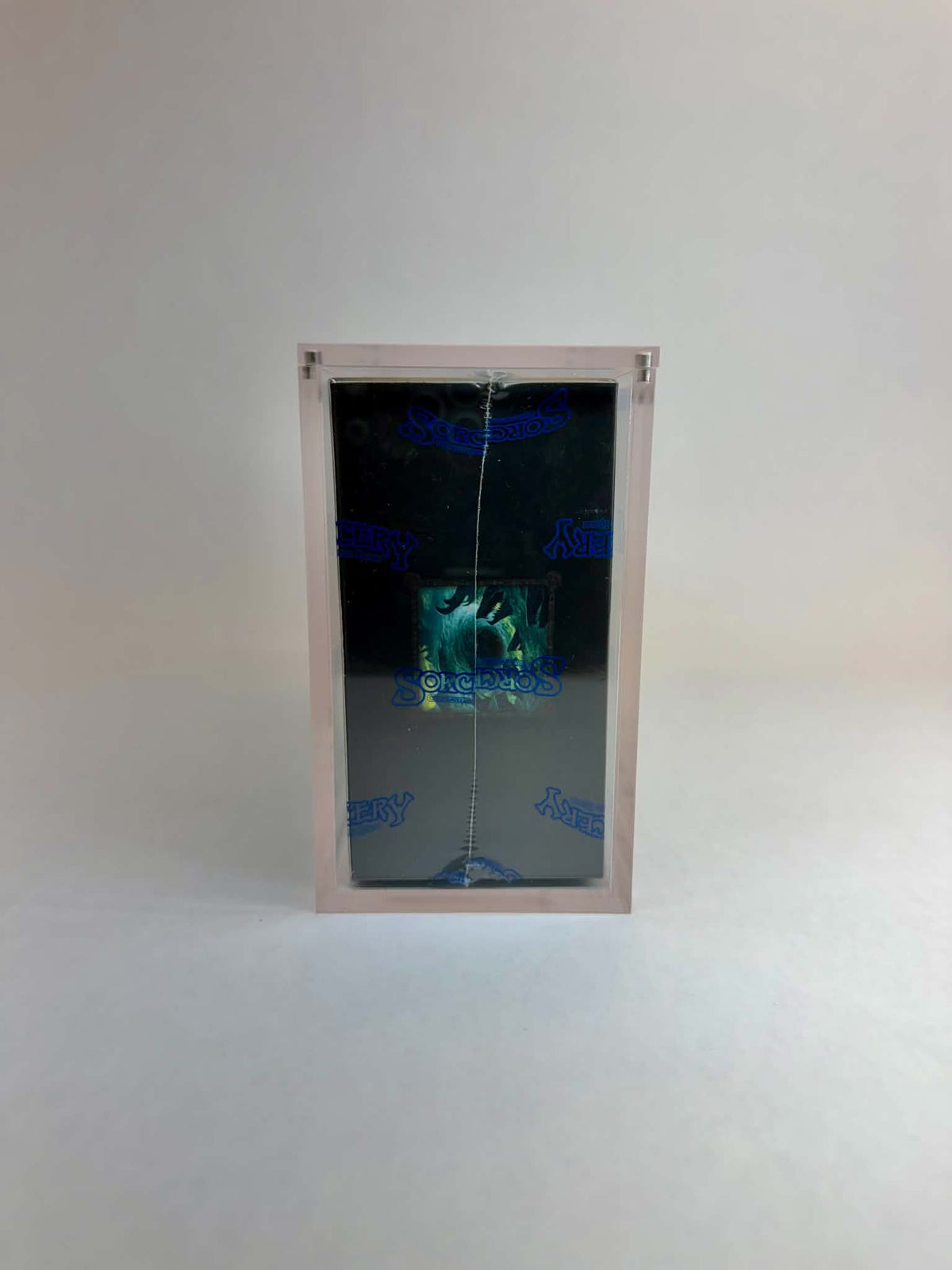 Acrylic Display Case FOR Sorcery Contested Realm Booster Box | Fits Alpha & Beta | 4-Magnet Lid | UV Protective Sealed Collector
