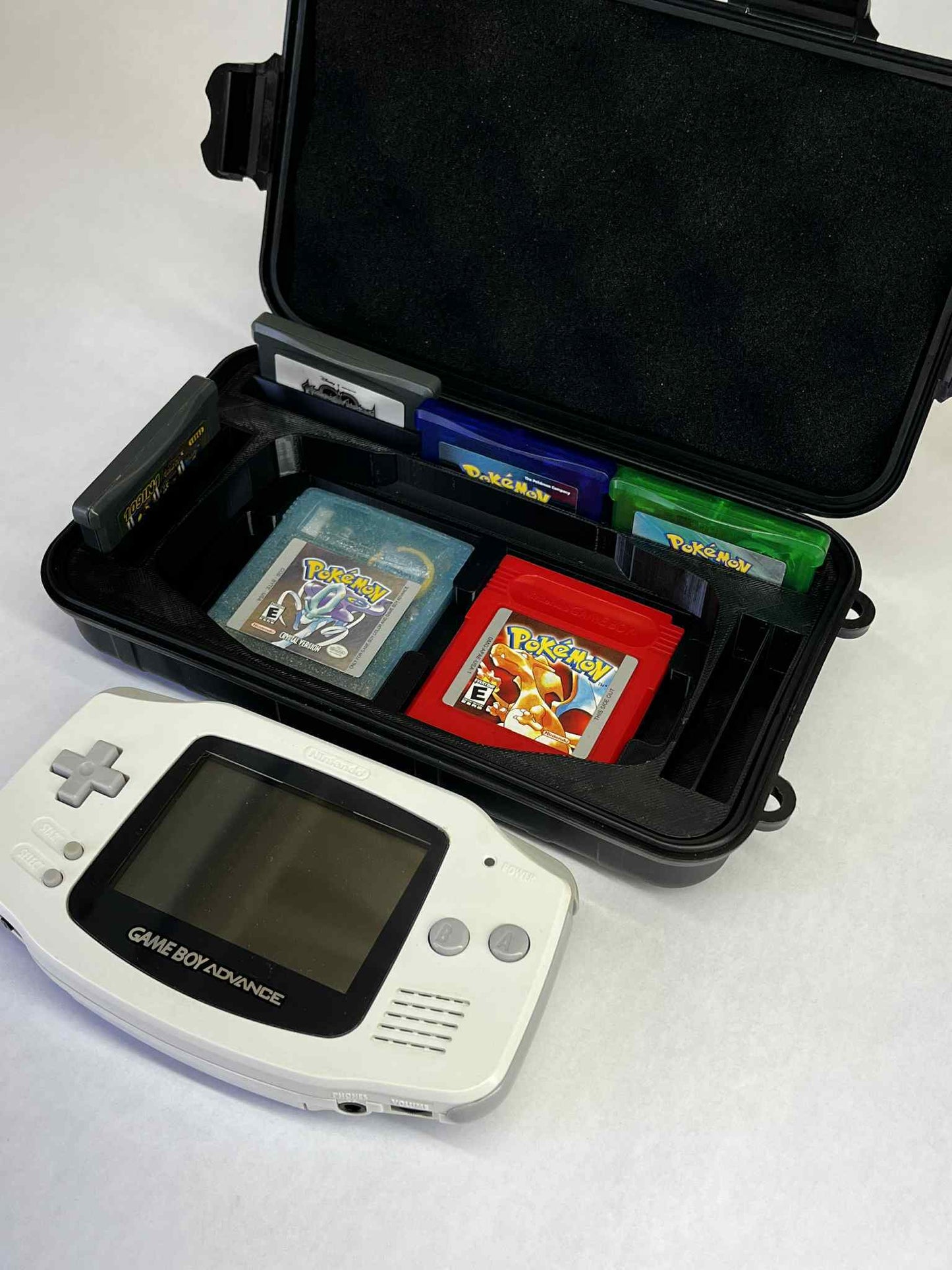 Protective Game Boy Advance Carrying Case – Holds 13 Games (11 GBA + 2 GB/GBC) – Compact & Shock-Absorbing Storage by SENAC LLC