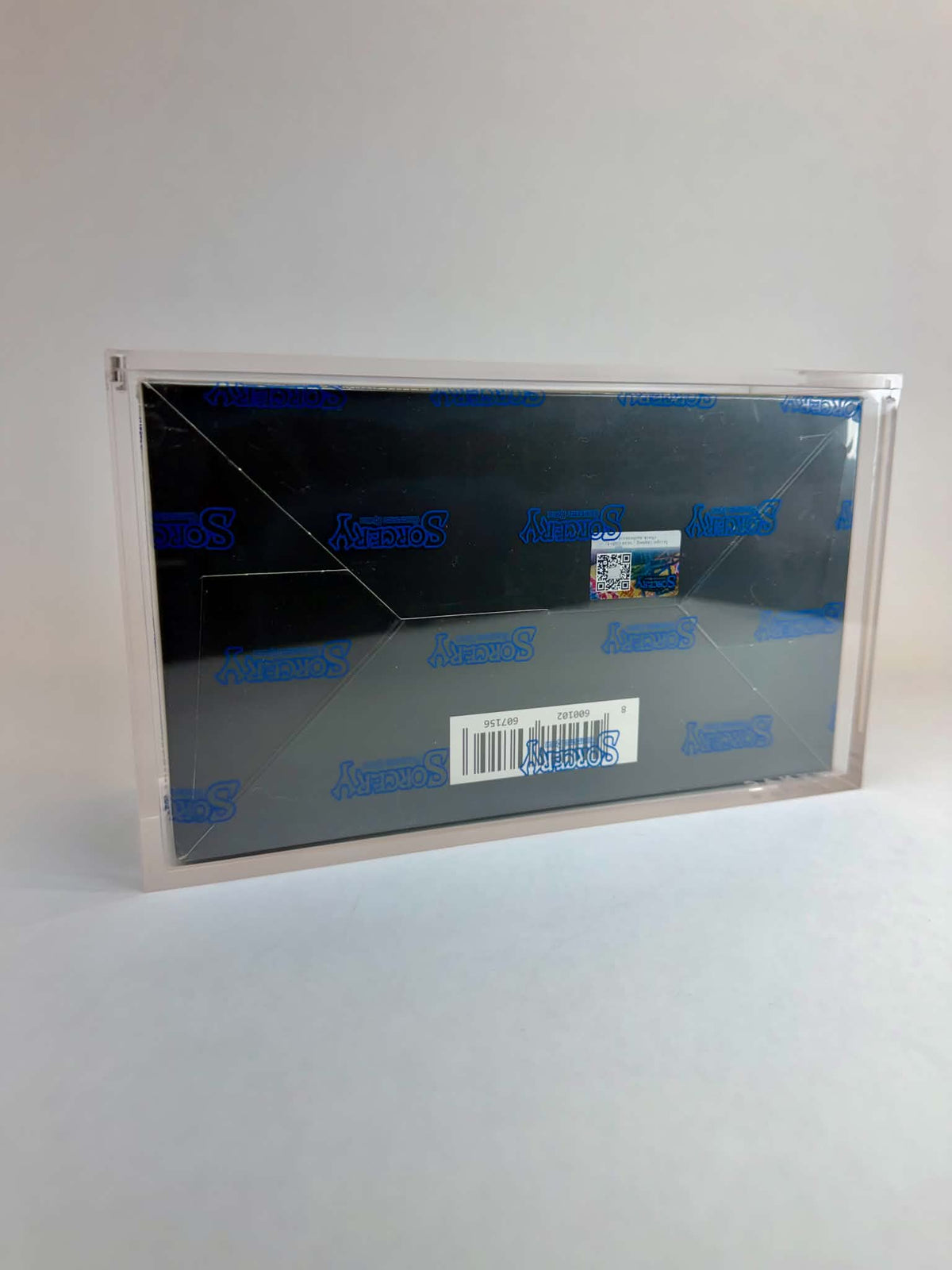 Acrylic Display Case FOR Sorcery Contested Realm Booster Box | Fits Alpha & Beta | 4-Magnet Lid | UV Protective Sealed Collector