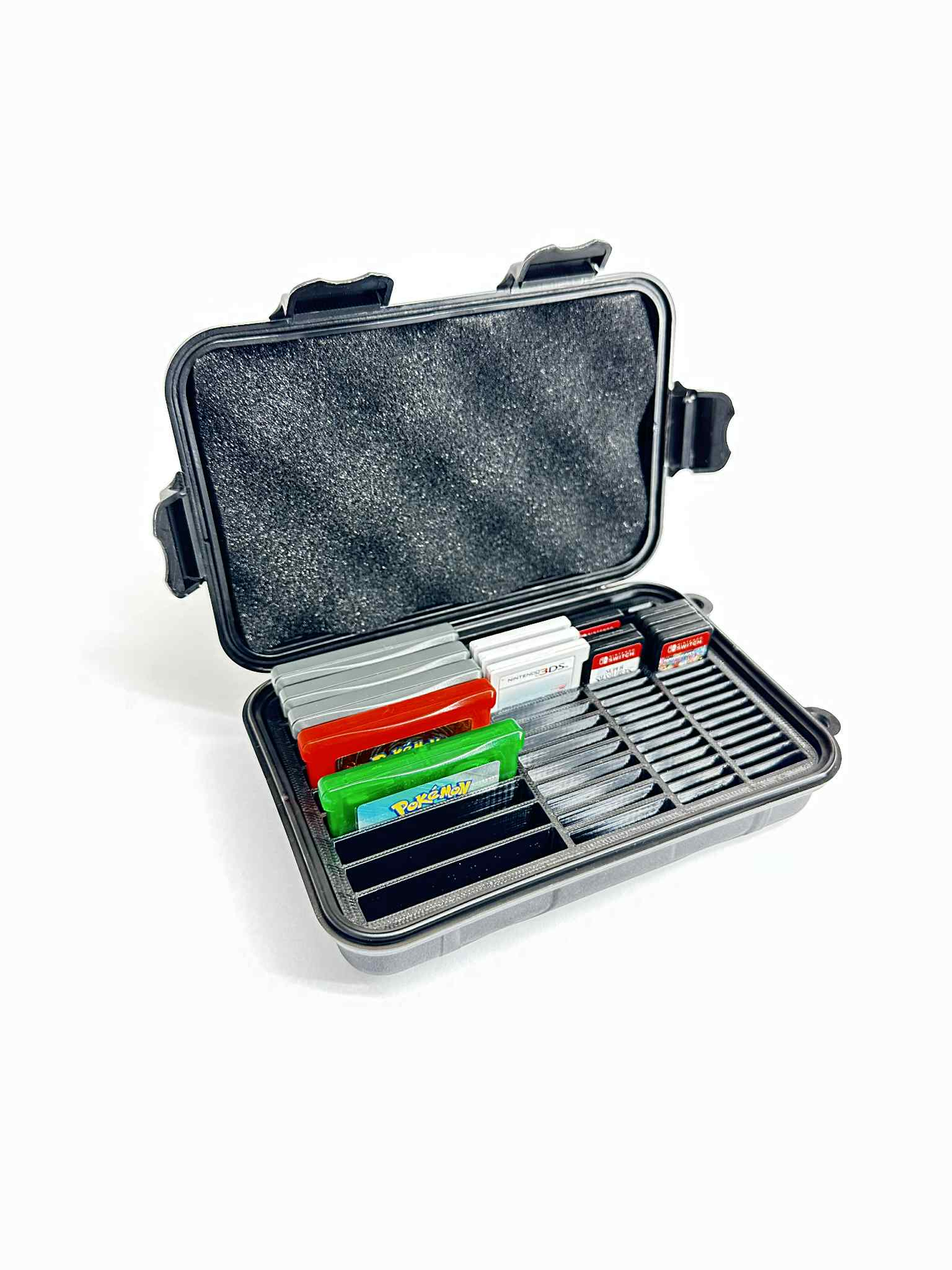 Game Cartridge Case for GBA, DS/3DS & Nintendo Switch – Holds 63 Games | Travel & Protective Storage
