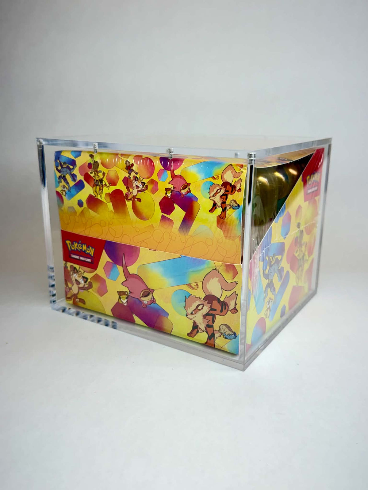Acrylic Display Case FOR Pokémon Mini Tin Sealed Retail Case | Factory Sealed Mini Tin Display | 8-Magnet Lid | UV Sealed Protector