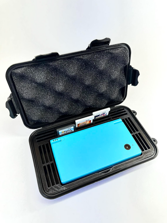 Nintendo DSi Carrying Case – 34 Game Capacity (33 Cartridges + 1 Console Slot) – Travel Storage for DSi Non-XL, Shock-Absorbing & Custom 3D Printed by SENAC LLC