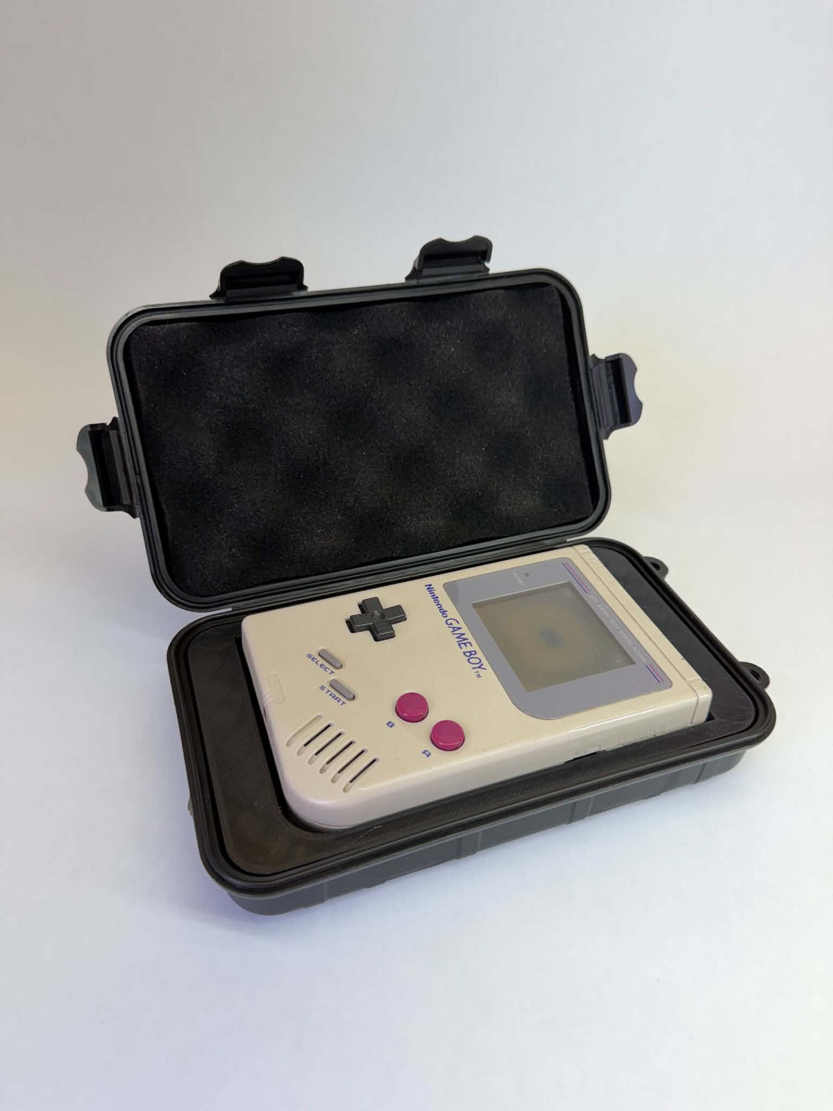 Nintendo Game Boy DMG-01 Protective Carrying Case | Original OG Game Boy | Holds 3 Games | 3D Printed by SENAC LLC