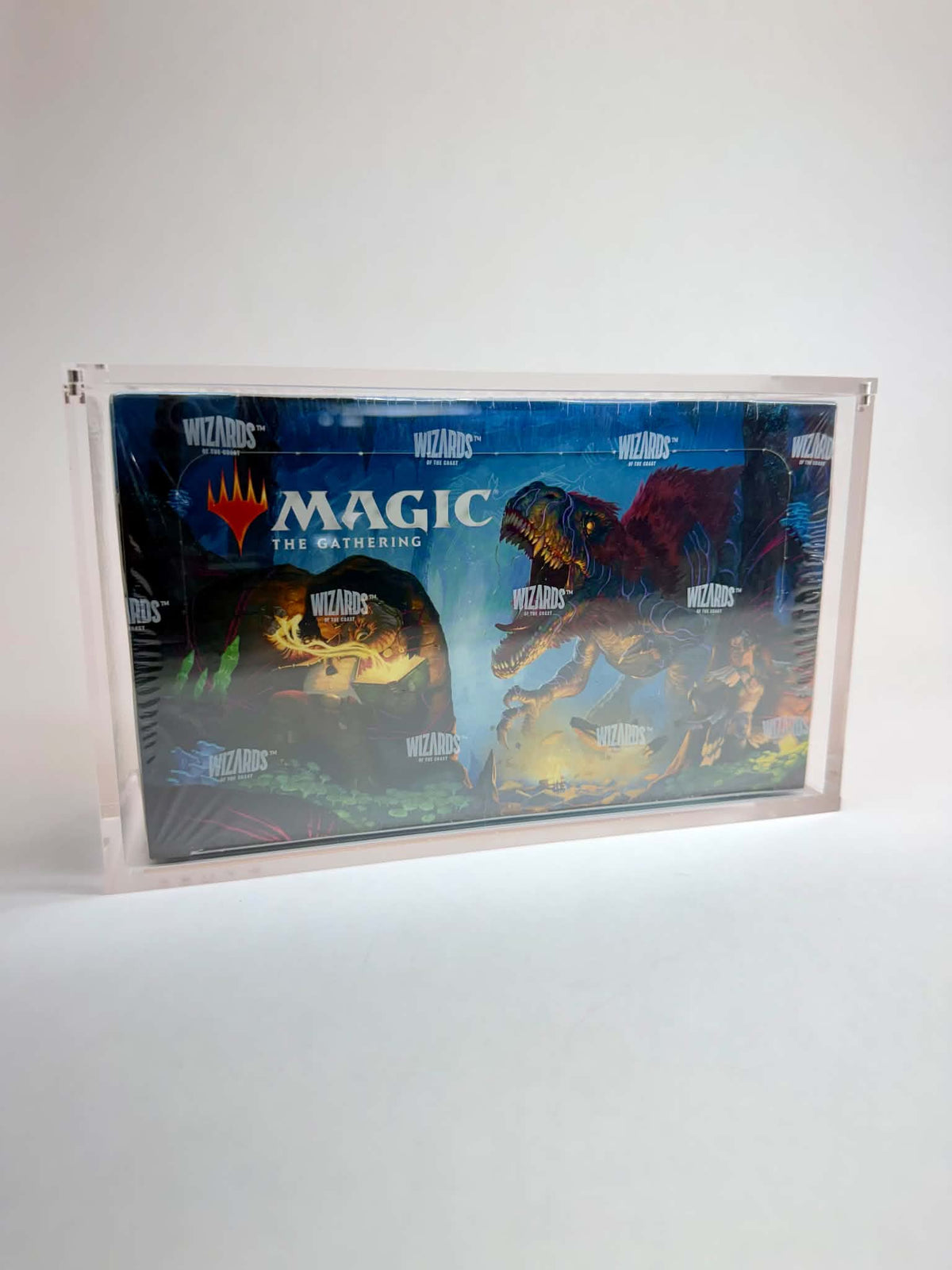 Acrylic Display Case FOR MTG Draft Booster Box | 36 Pack Magic The Gathering Draft Booster | Ixalan | 4-Magnet Lid | UV Protective