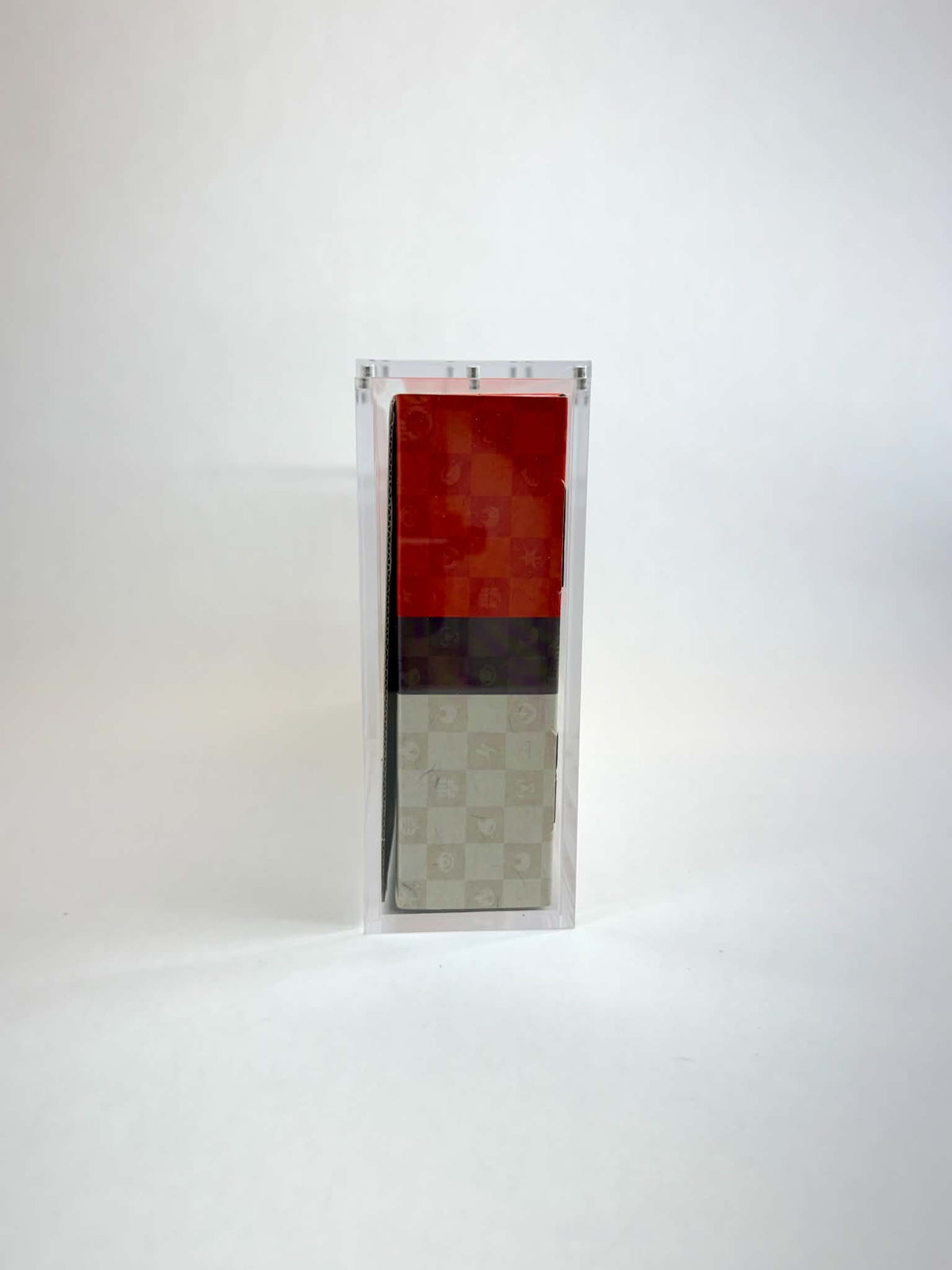 Acrylic Display Case FOR Japanese Pokémon Stamp Box | Japan Post Deluxe Stamp Box Set | Beauty Looking Back Pikachu | 6-Magnet Lid