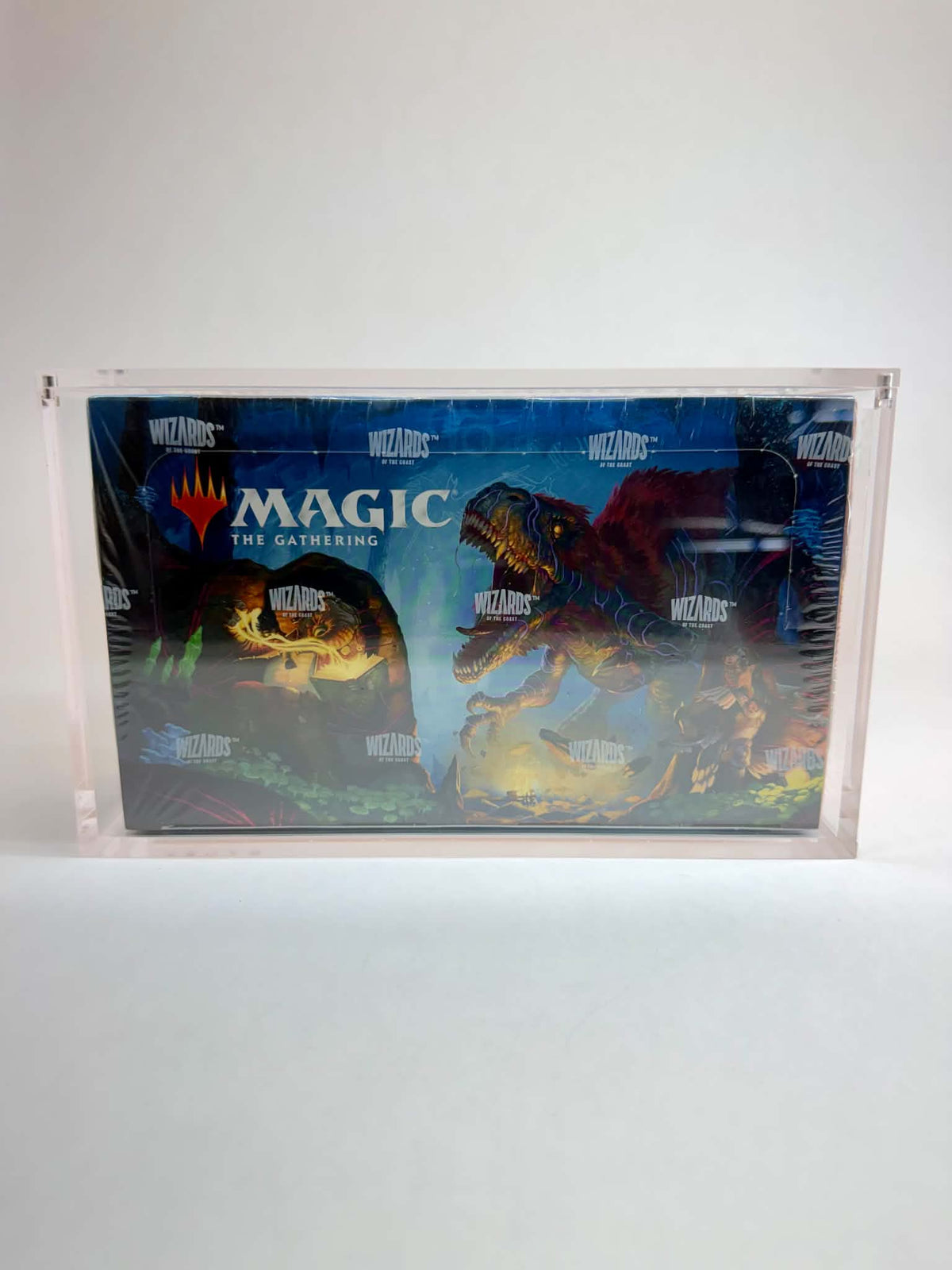 Acrylic Display Case FOR MTG Draft Booster Box | 36 Pack Magic The Gathering Draft Booster | Ixalan | 4-Magnet Lid | UV Protective