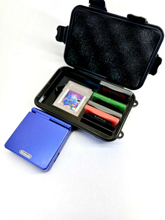 Protective GBA SP Carrying Case – Holds 11 Games + 1 Console + 1 GB/GBC Game – Travel & Shock-Absorbing
