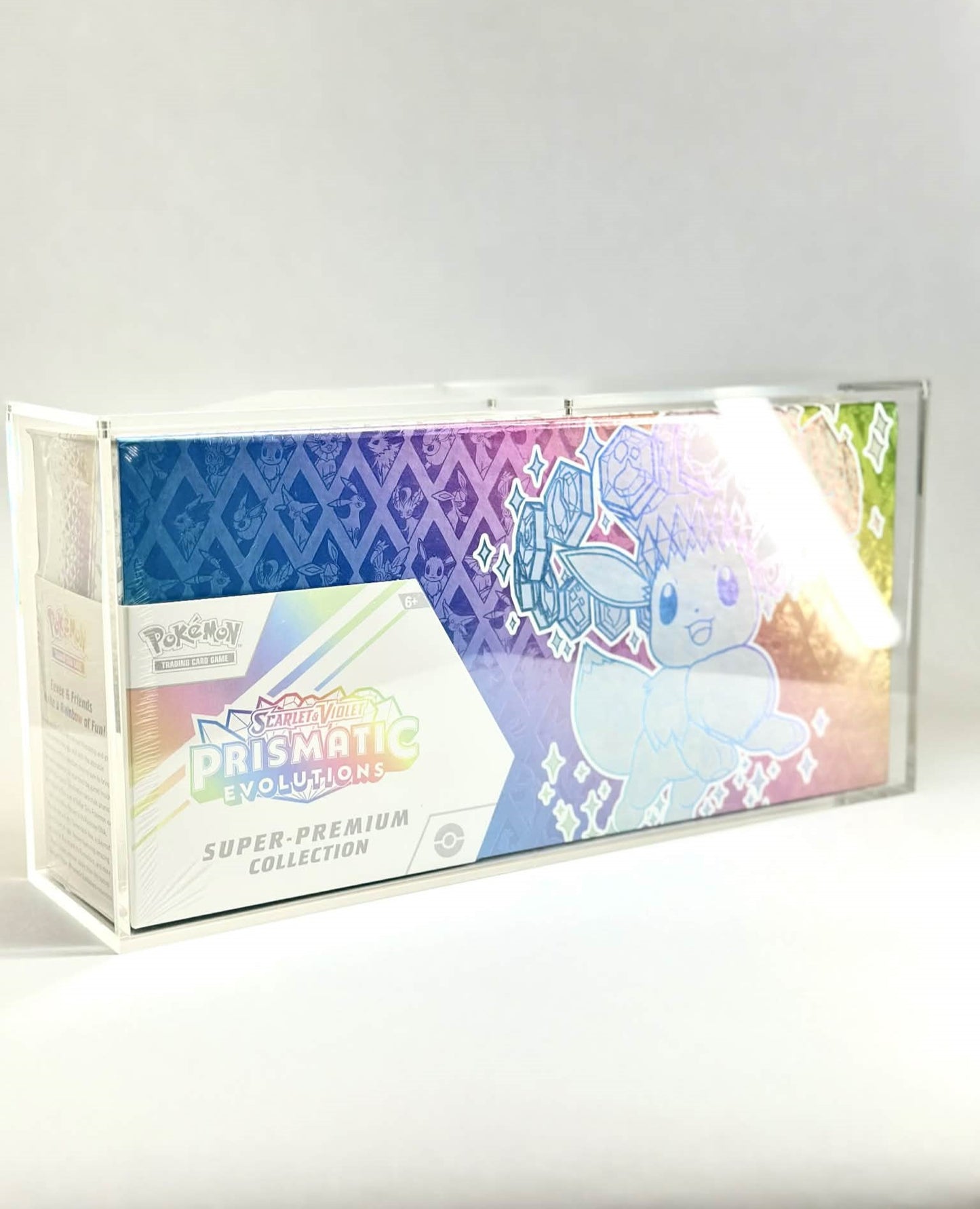 Pokémon Prismatic Special Collection (SPC) Acrylic Case | Premium Display & Protection for Sealed Boxes