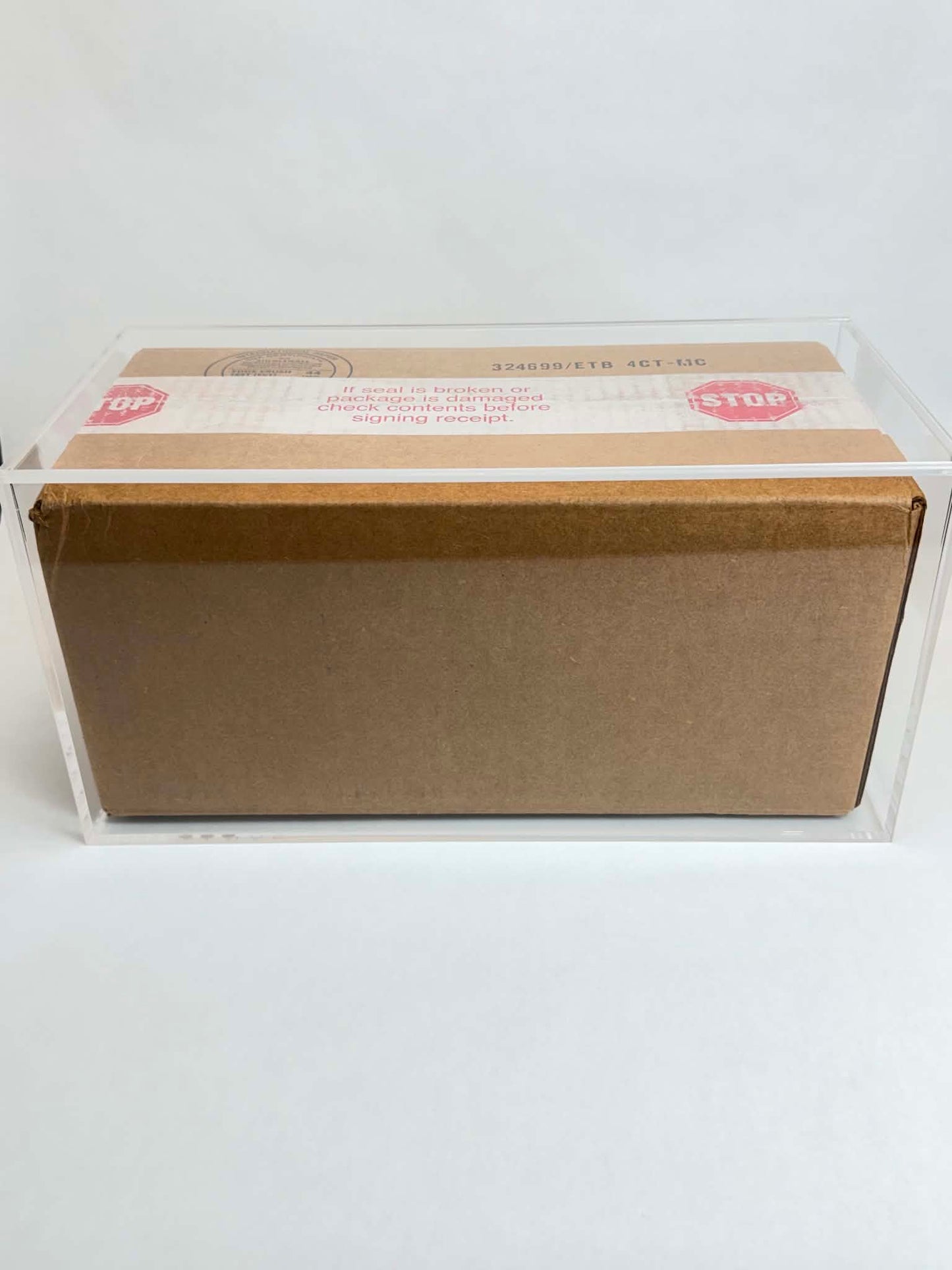 Acrylic Display Case FOR Pokémon Center Factory Sealed ETB Case | Fits 4x PC Exclusive Elite Trainer Boxes | Sealed Collector Protector