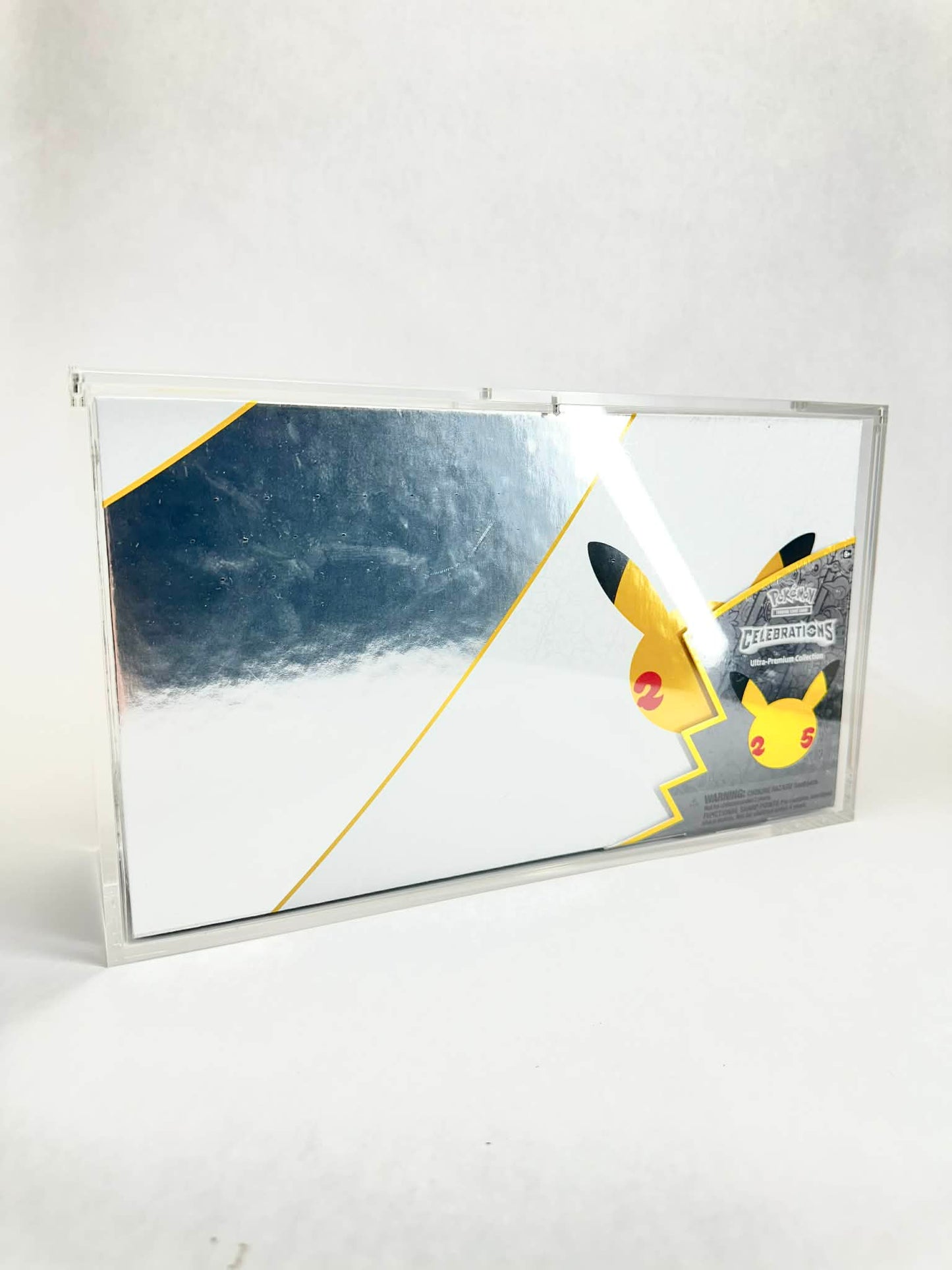 Pokémon Celebrations UPC Acrylic Case (SWSH Era) | Ultra-Premium Display & Protection for Sealed Anniversary Boxes