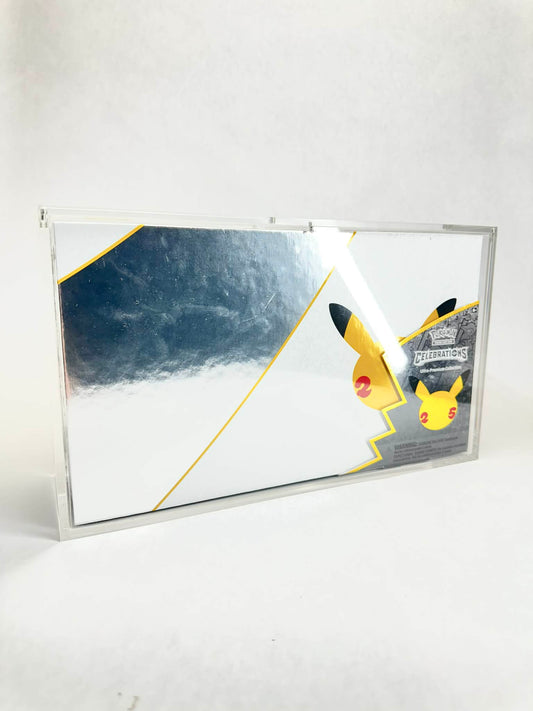 Pokémon Celebrations UPC Acrylic Case (SWSH Era) | Ultra-Premium Display & Protection for Sealed Anniversary Boxes