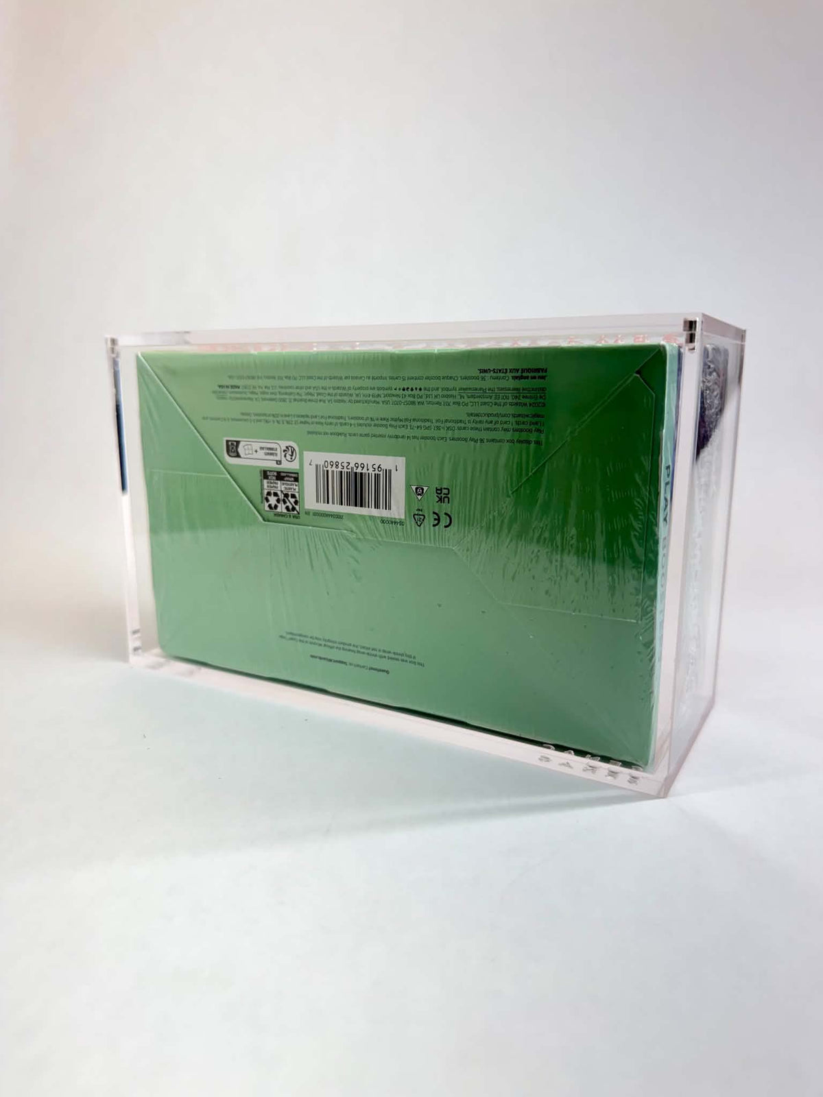 Acrylic Display Case FOR MTG Play Booster Box | Magic The Gathering 36 Pack Play Booster Display | Duskmourn | 4-Magnet Lid | UV
