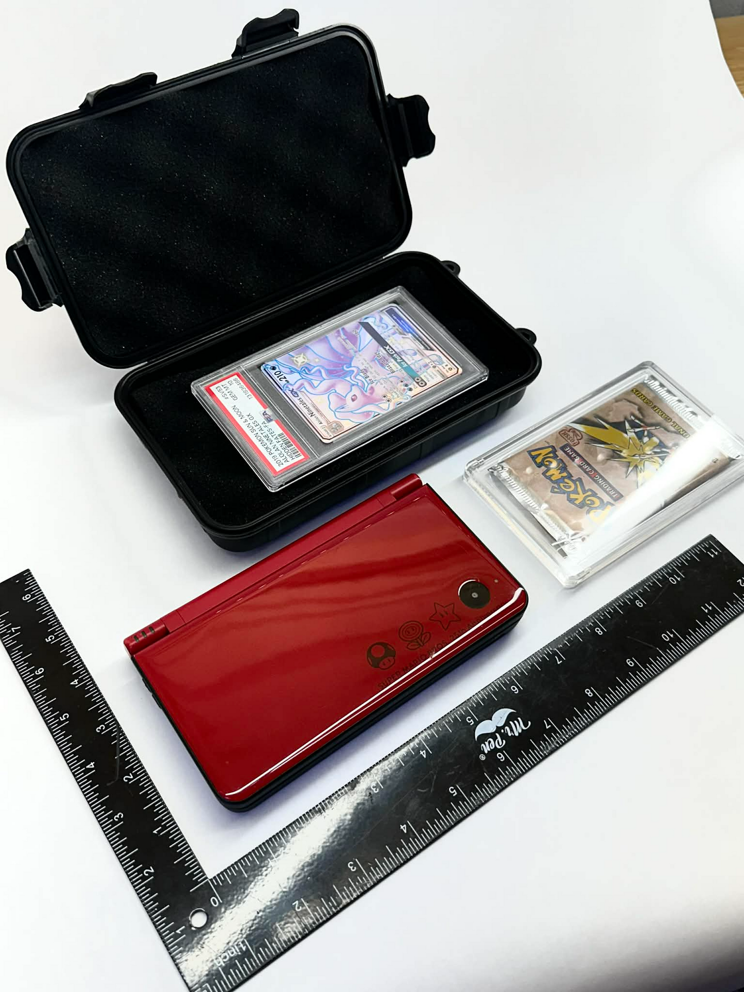 Universal Hard Shell Protective Carrying Case – 8" x 4.5" Internal Size – Shock-Absorbing Foam Lined Storage for Electronics, Pokémon Slabs, Accessories, & Travel by SENAC LLC