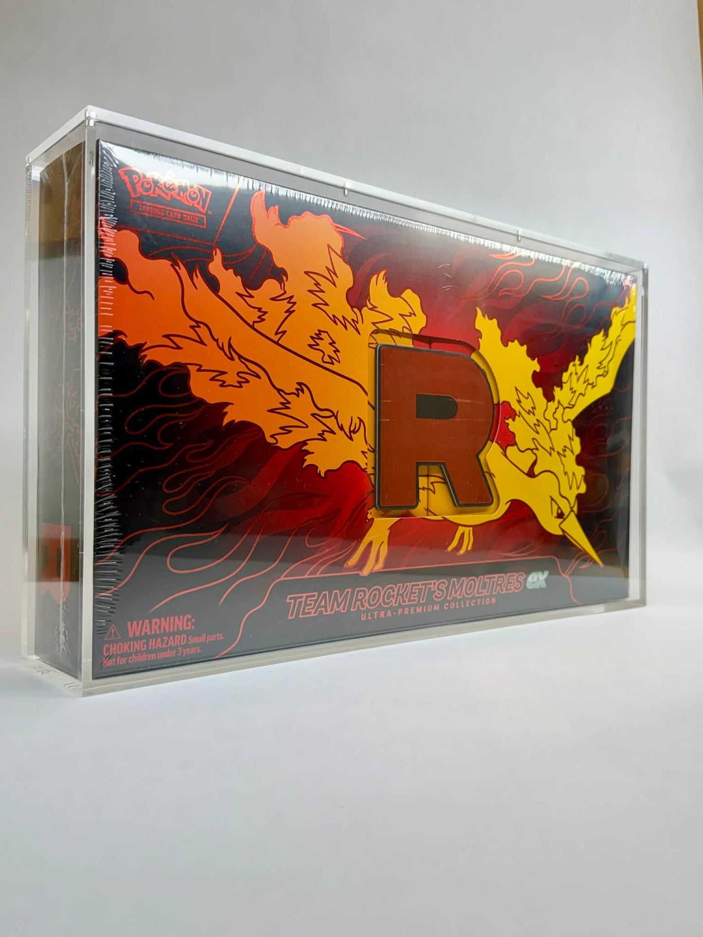 Moltres UPC Acrylic Case | Ultra-Clear 99% Magnetic Protection
