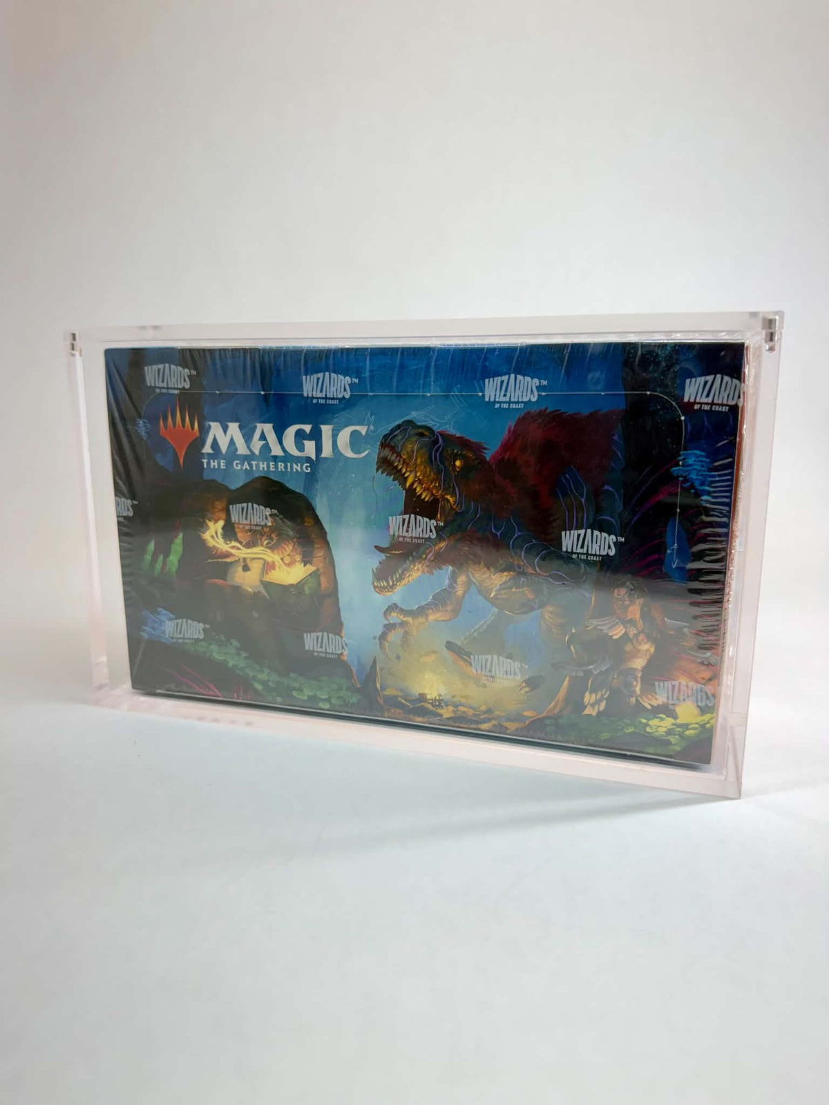 Acrylic Display Case FOR MTG Draft Booster Box | 36 Pack Magic The Gathering Draft Booster | Ixalan | 4-Magnet Lid | UV Protective