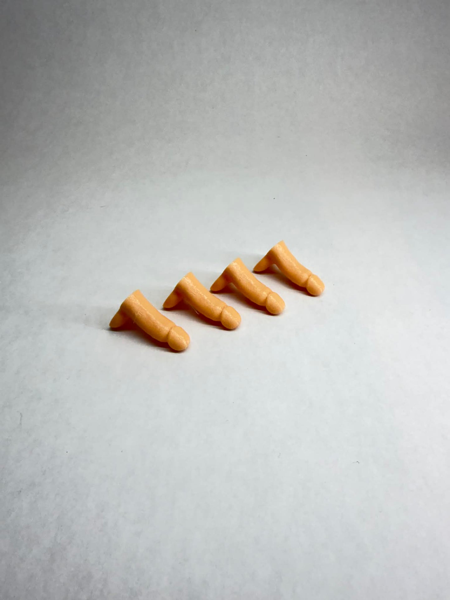 4-Pack Novelty Tire Valve Caps – Peach | Funny Prank Valve Stem Covers