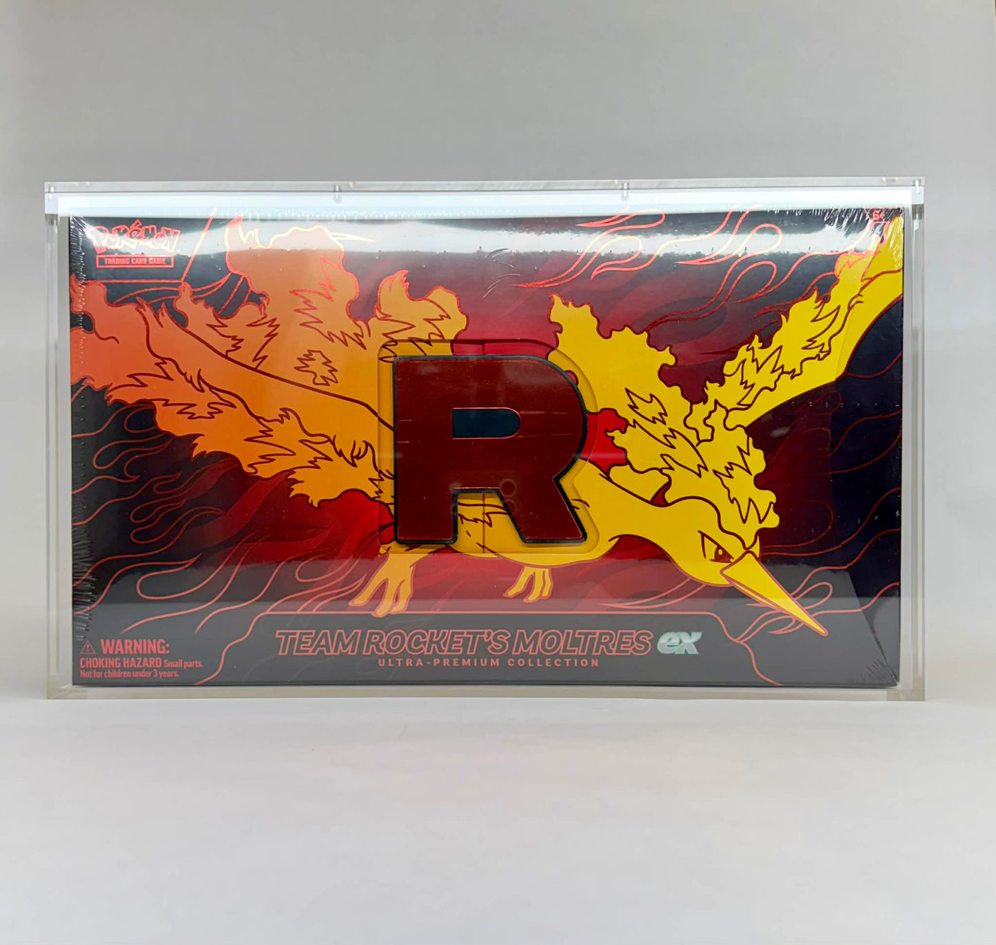 Moltres UPC Acrylic Case | Ultra-Clear 99% Magnetic Protection