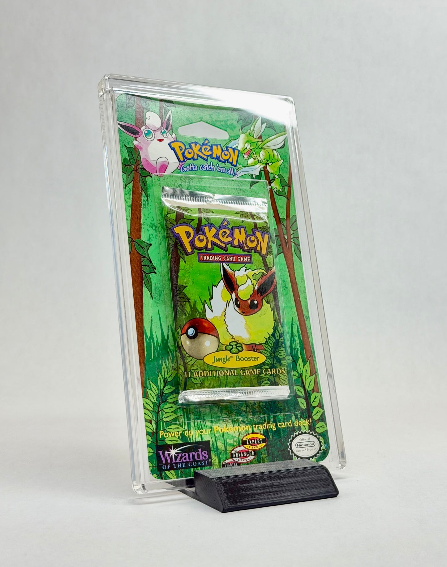 WOTC Pokemon Acrylic Case Blister Pack Display Protection Sealed Collecting