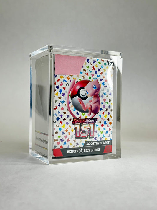 Pokémon Booster Bundle Acrylic Case | Premium Protection with Magnetic Lid