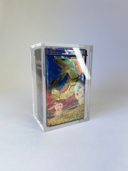 Pokémon EX Era Deck Tin Gift Pack Acrylic Display Case | Premium Sealed Collector Protector