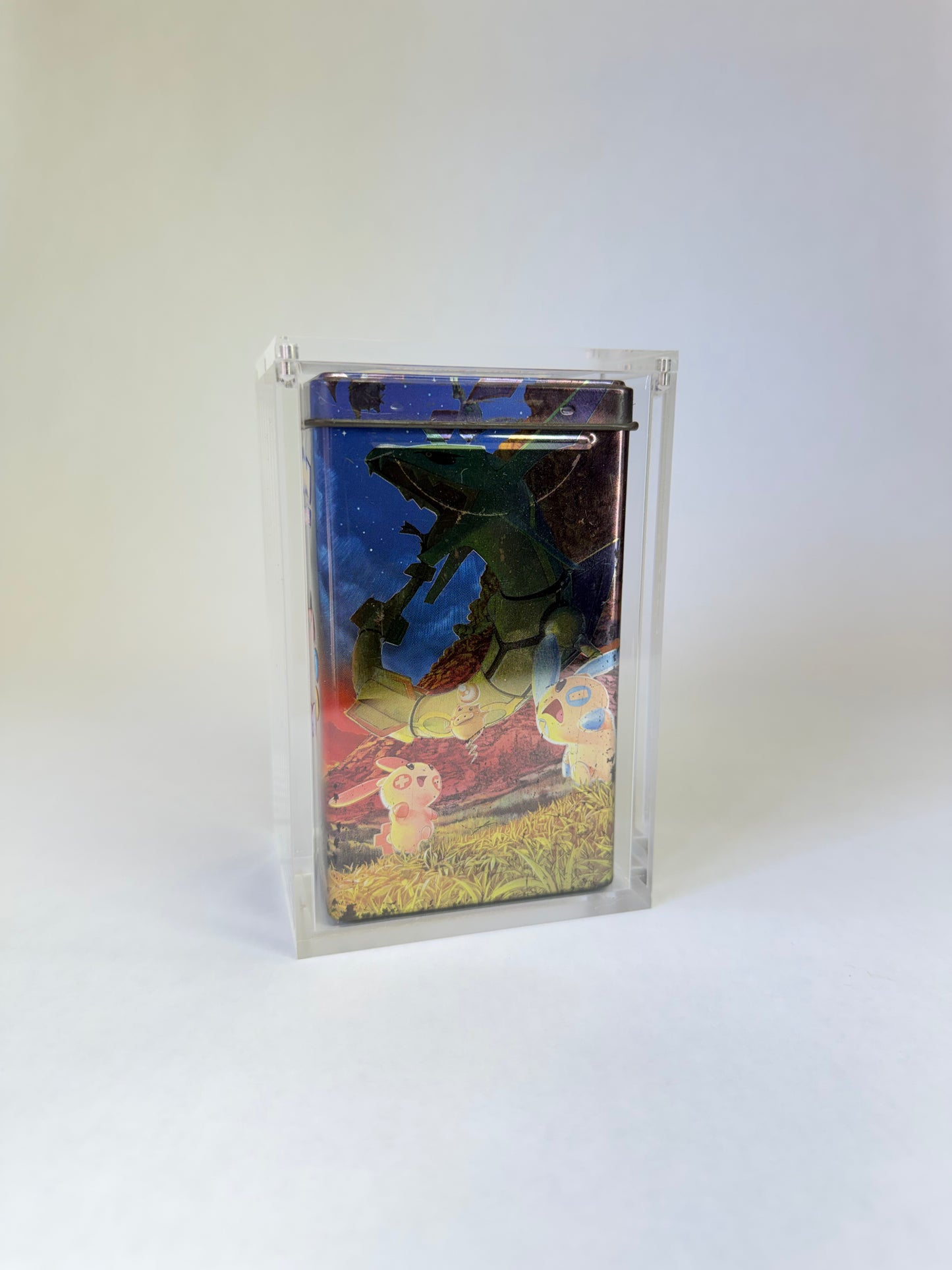 Pokémon EX Era Deck Tin Gift Pack Acrylic Display Case | Premium Sealed Collector Protector