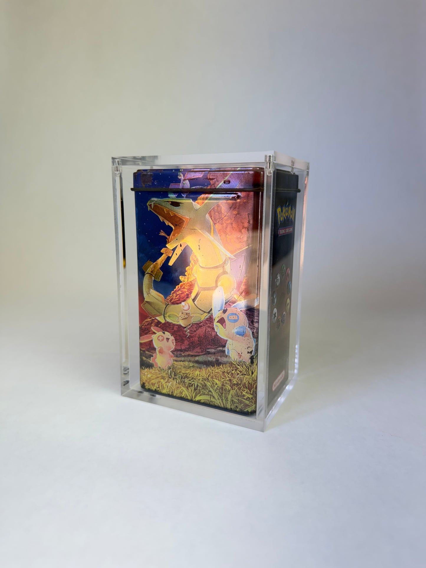 Pokémon EX Era Deck Tin Gift Pack Acrylic Display Case | Premium Sealed Collector Protector