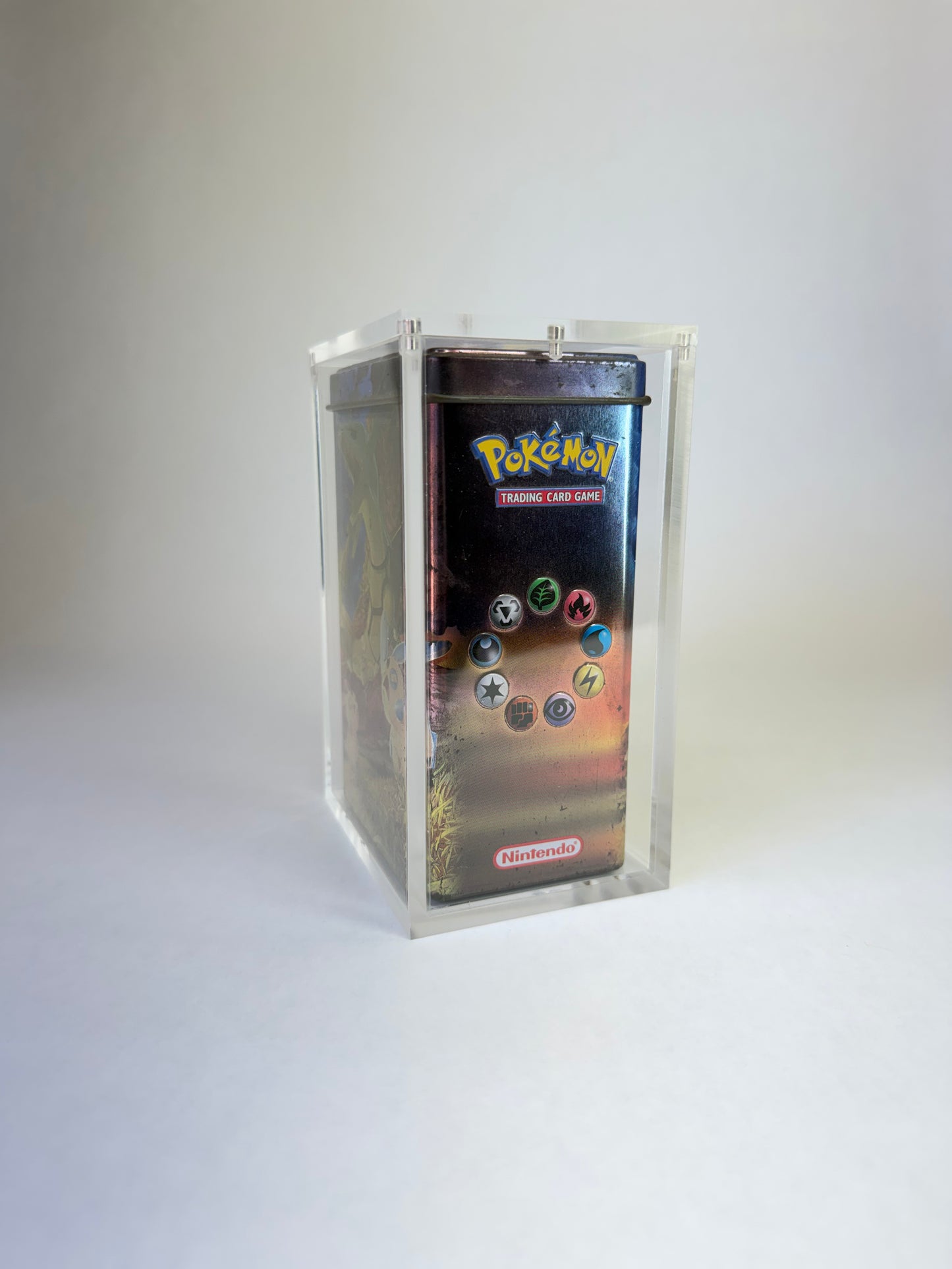 Pokémon EX Era Deck Tin Gift Pack Acrylic Display Case | Premium Sealed Collector Protector