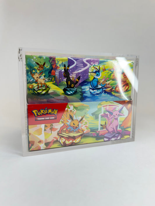 Pokémon Mini Tin Factory Sealed Display Case Acrylic Protector | Fits 8 Tin Sealed Display Case | Premium Collector Display