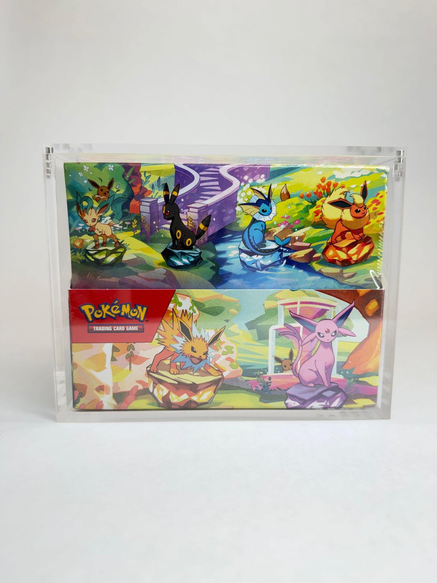 Pokémon Mini Tin Factory Sealed Display Case Acrylic Protector | Fits 8 Tin Sealed Display Case | Premium Collector Display