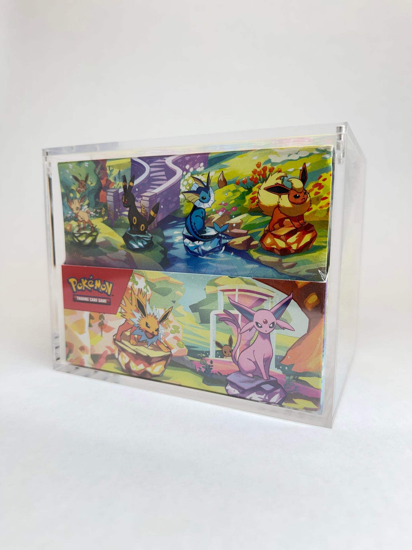 Pokémon Mini Tin Factory Sealed Display Case Acrylic Protector | Fits 8 Tin Sealed Display Case | Premium Collector Display