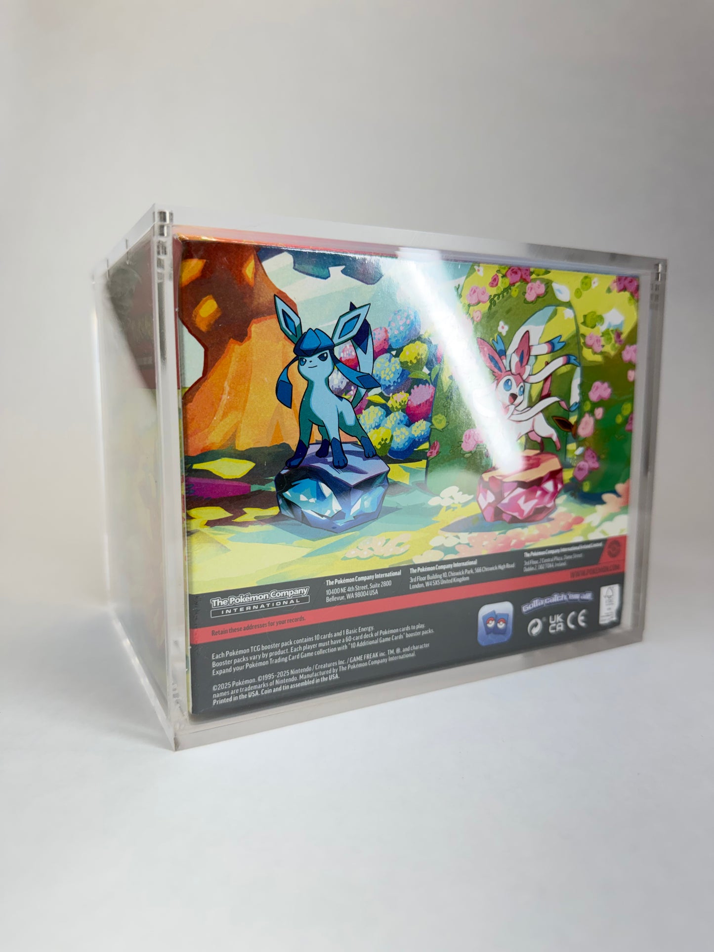 Pokémon Mini Tin Factory Sealed Display Case Acrylic Protector | Fits 8 Tin Sealed Display Case | Premium Collector Display