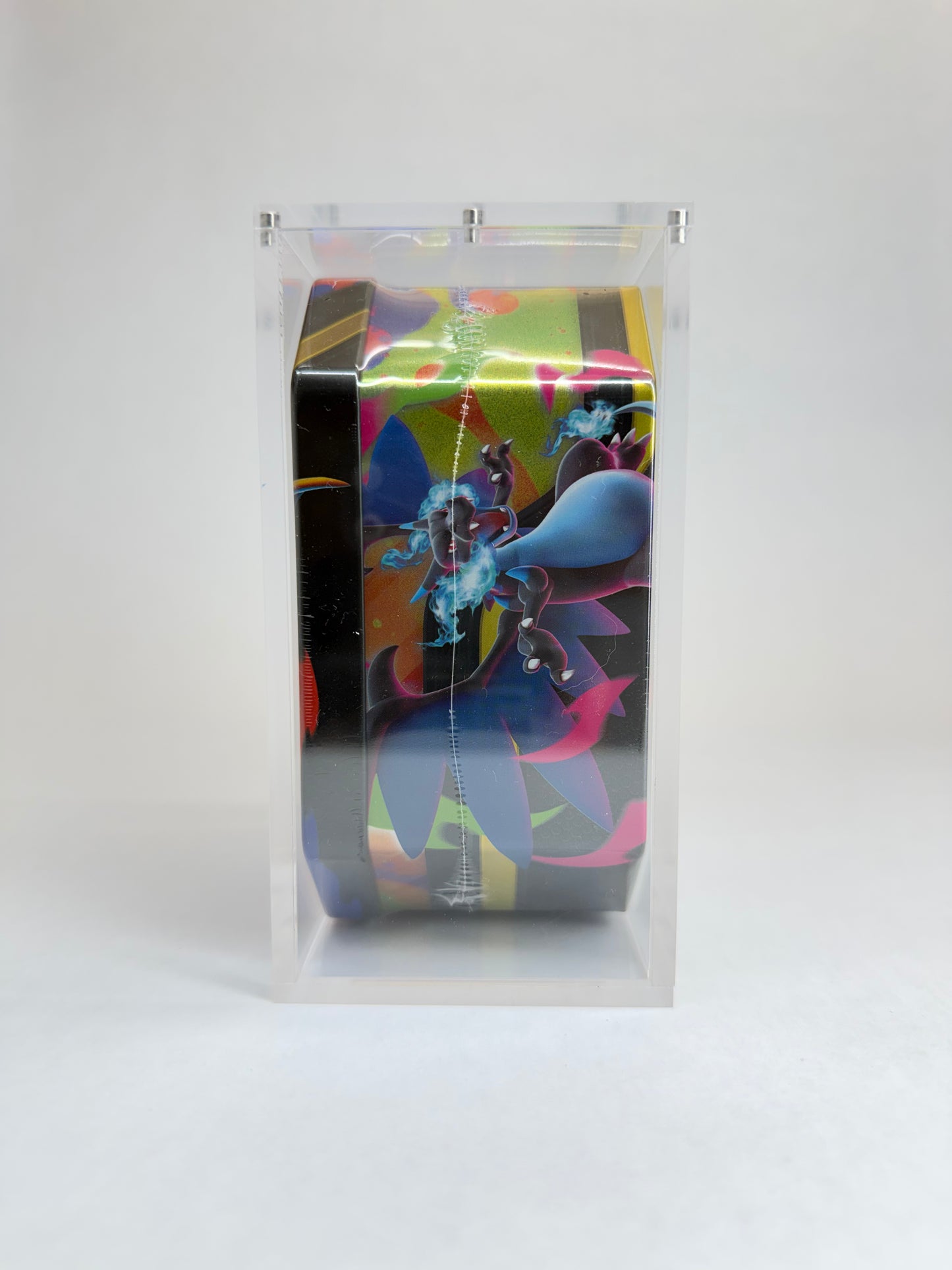 Pokémon Large Octagon EX / GX Tin Acrylic Display Case | Fits EX, GX & Modern Octagon Tins | Premium Sealed Collector Protector