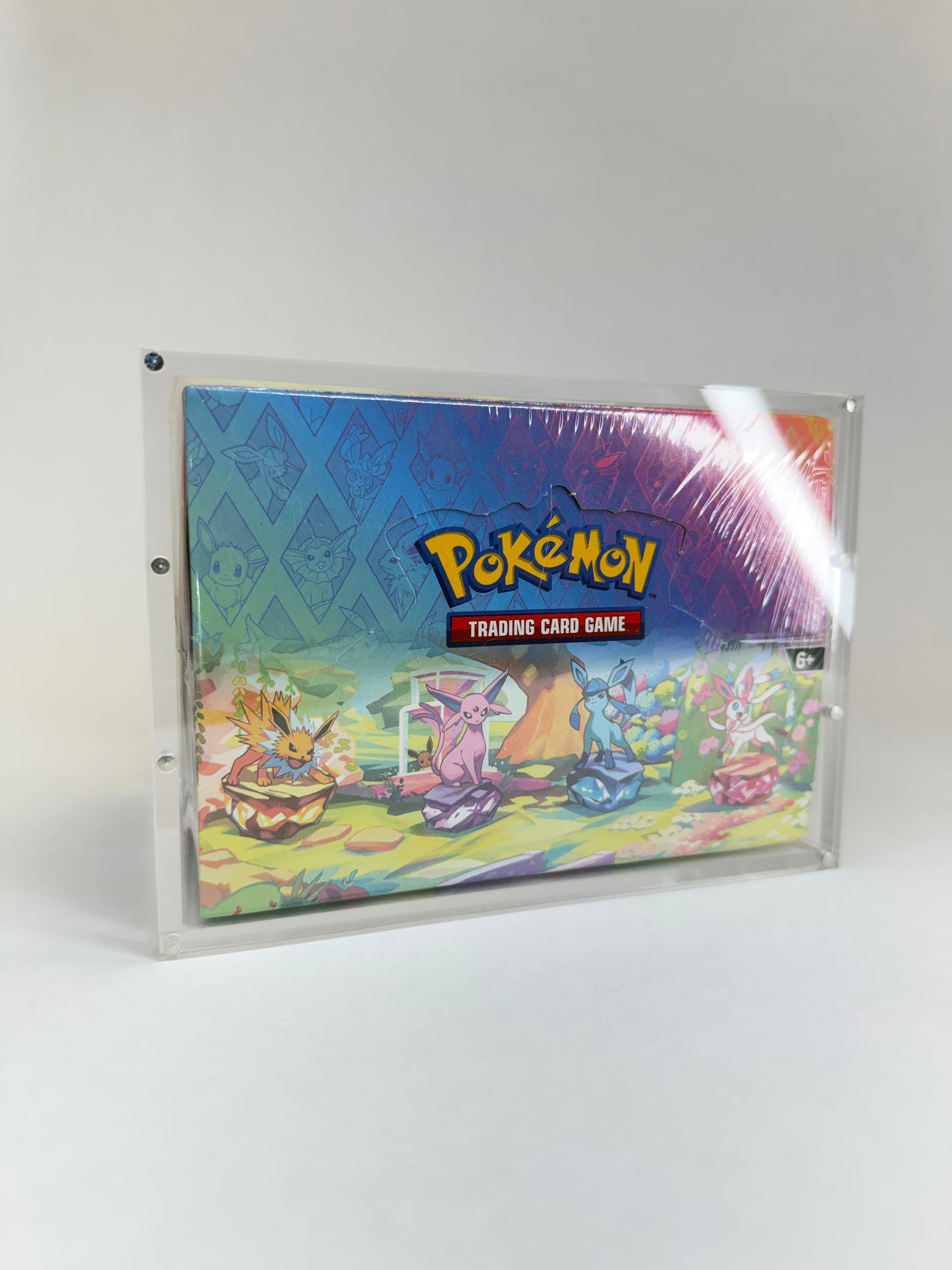 Pokémon Mini Tin Factory Sealed Display Case Acrylic Protector | Fits 8 Tin Sealed Display Case | Premium Collector Display