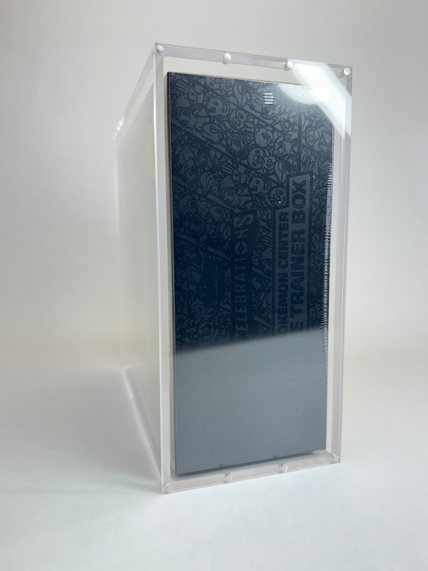 Pokémon Celebrations 25th Anniversary PC Elite Trainer Box Acrylic Display Case | Premium Sealed Collector Protector