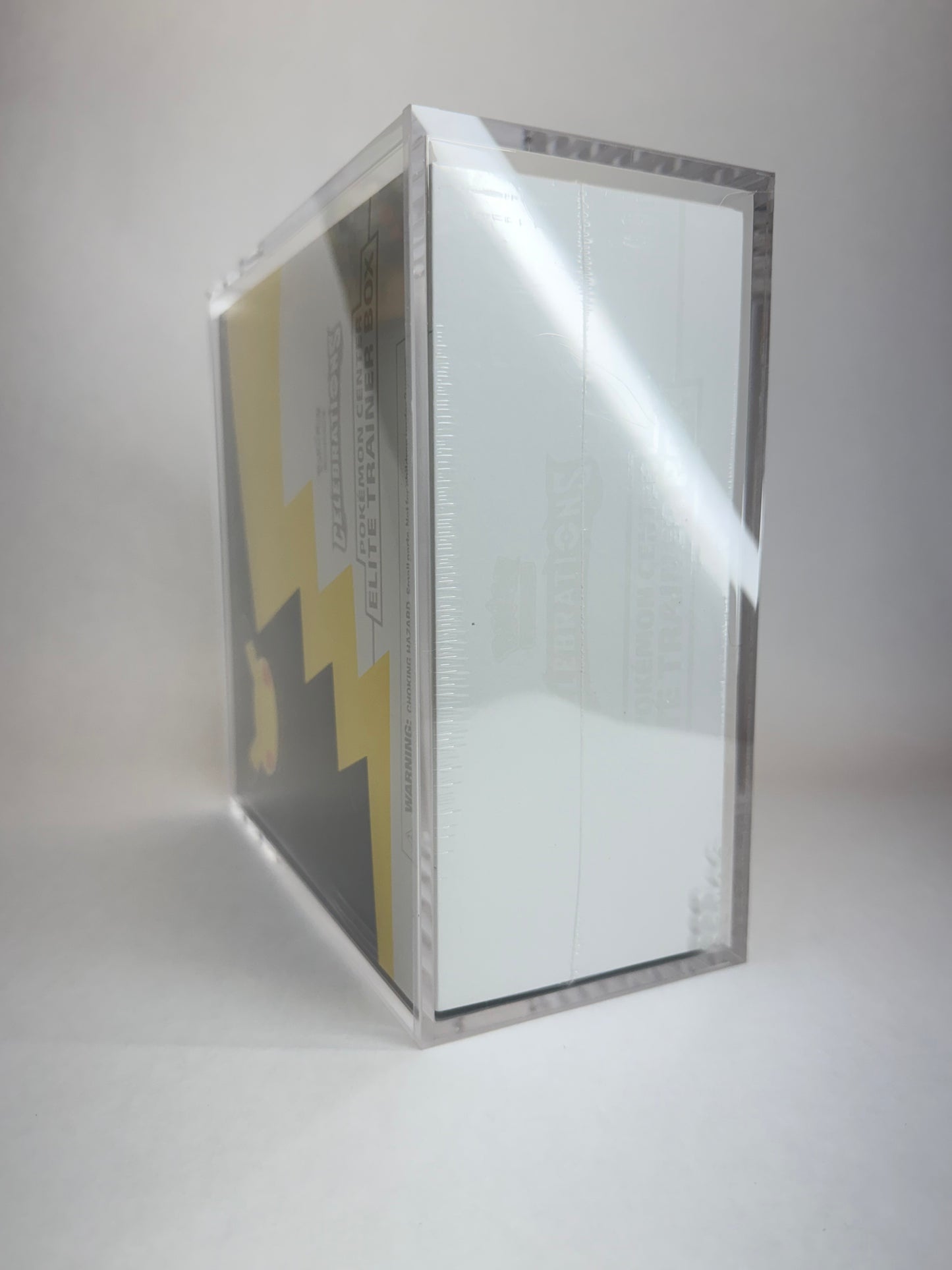 Pokémon Celebrations 25th Anniversary PC Elite Trainer Box Acrylic Display Case | Premium Sealed Collector Protector