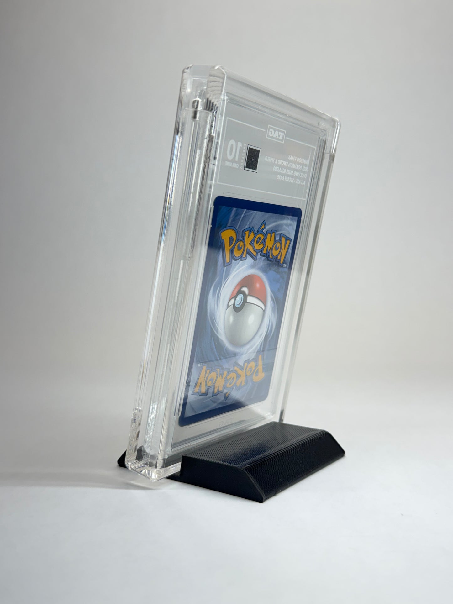 TAG Graded Card Acrylic Display Case | Includes Grade Card Sleeve & Black Display Stand | Premium Slab Display
