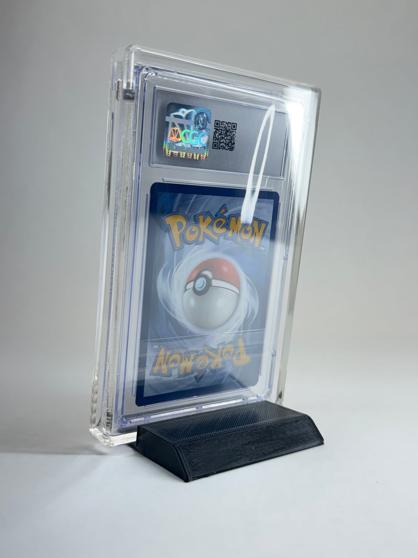 CGC Graded Card Acrylic Display Case | Includes Grade Card Sleeve & Black Display Stand | Premium Slab Display