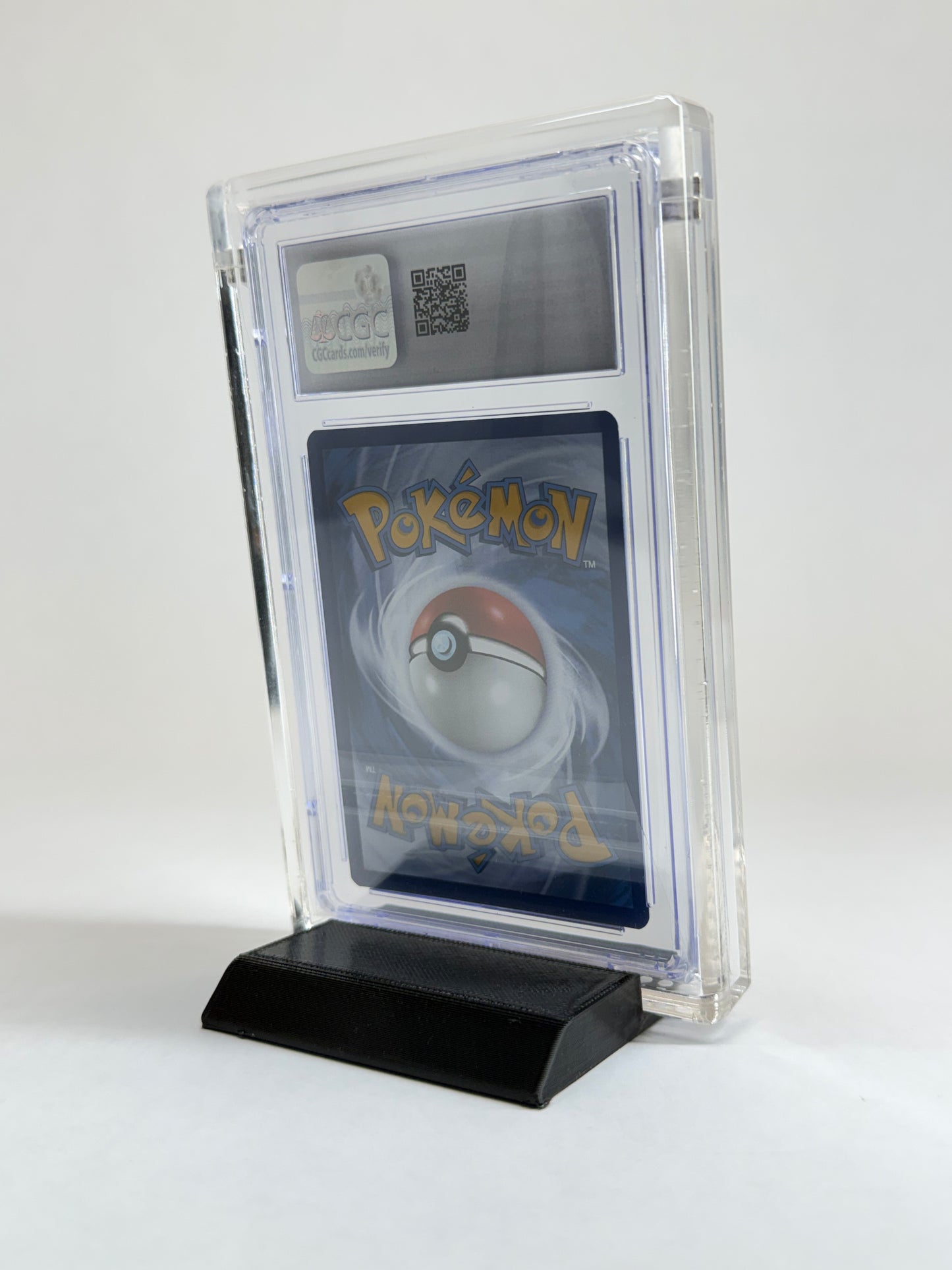 CGC Graded Card Acrylic Display Case | Includes Grade Card Sleeve & Black Display Stand | Premium Slab Display