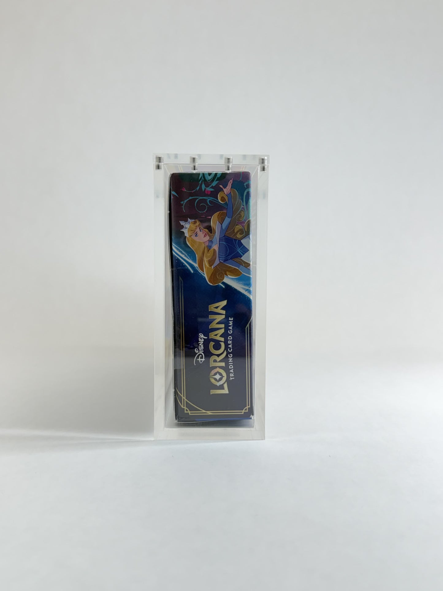 Disney Lorcana Booster Box Acrylic Display Case | Fits All Lorcana Booster Boxes | 8-Magnet Lid | Premium Collector Protector