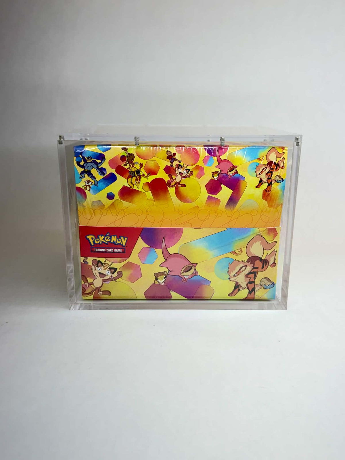 Acrylic Display Case FOR Pokémon Mini Tin Sealed Retail Case | Factory Sealed Mini Tin Display | 8-Magnet Lid | UV Sealed Protector