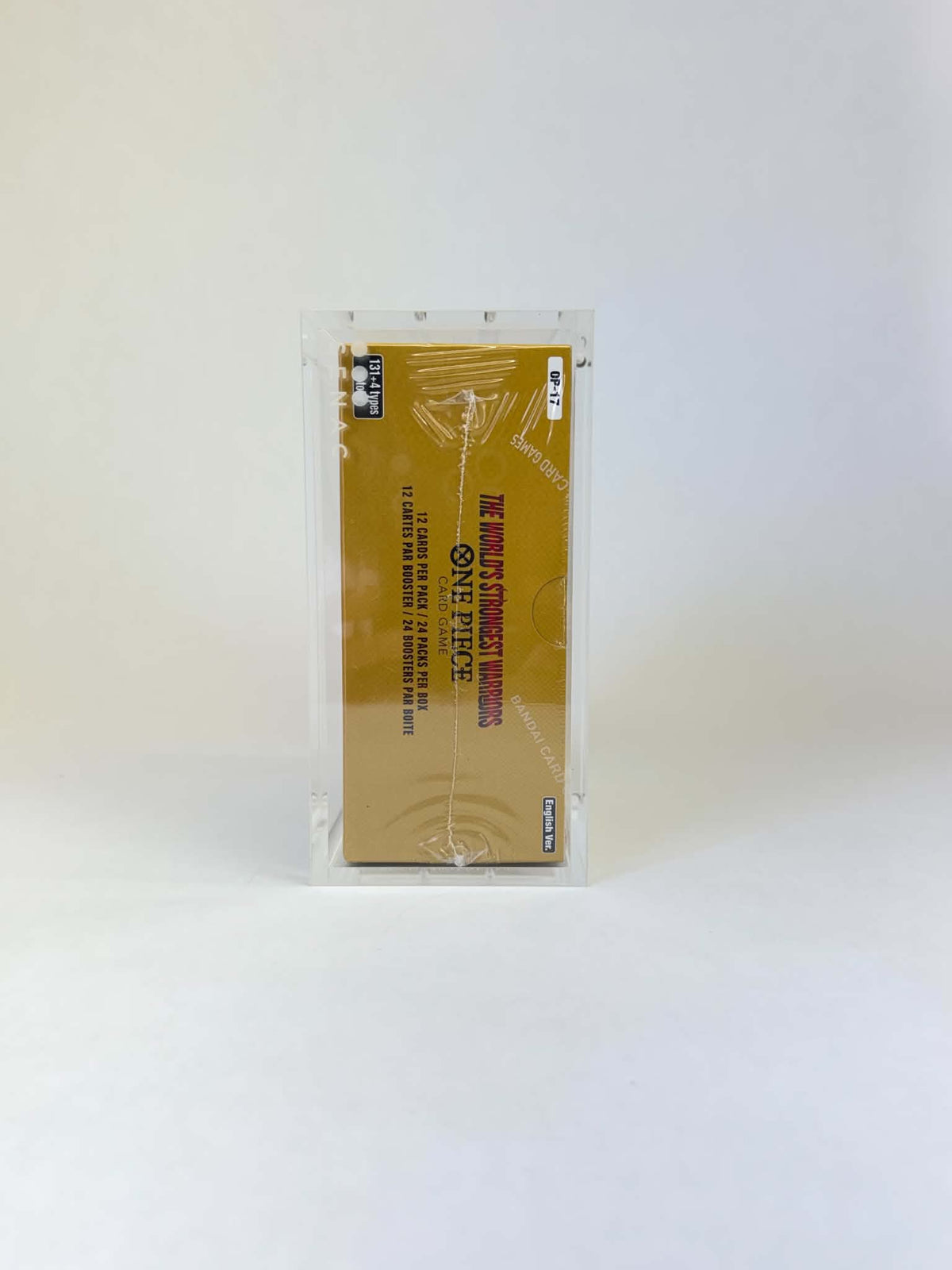 One Piece Card Game Premium Booster Box Acrylic Display Case | Fits OP04-OP17 & EB01-EB03 One Piece Booster Boxes | 8-Magnet Lid | Premium Collector Protector