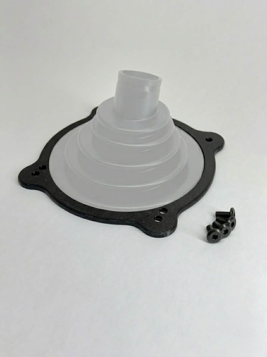 89-98 240SX S13/S14 Silvia Lower Shift Boot Ring Retainer – ABS OEM Replacement, 4 Bolts Included
