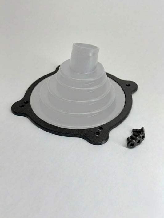 89-98 240SX S13/S14 Silvia Lower Shift Boot Ring Retainer – ABS OEM Replacement, 4 Bolts Included