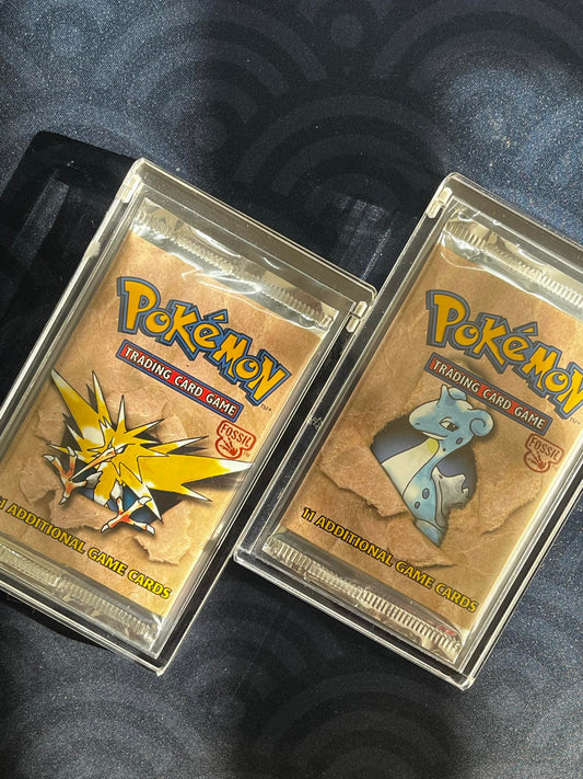 Premium Acrylic Cases for Pokémon Loose Packs | Superior Protection & Display | Single Display Protection Sealed Collecting