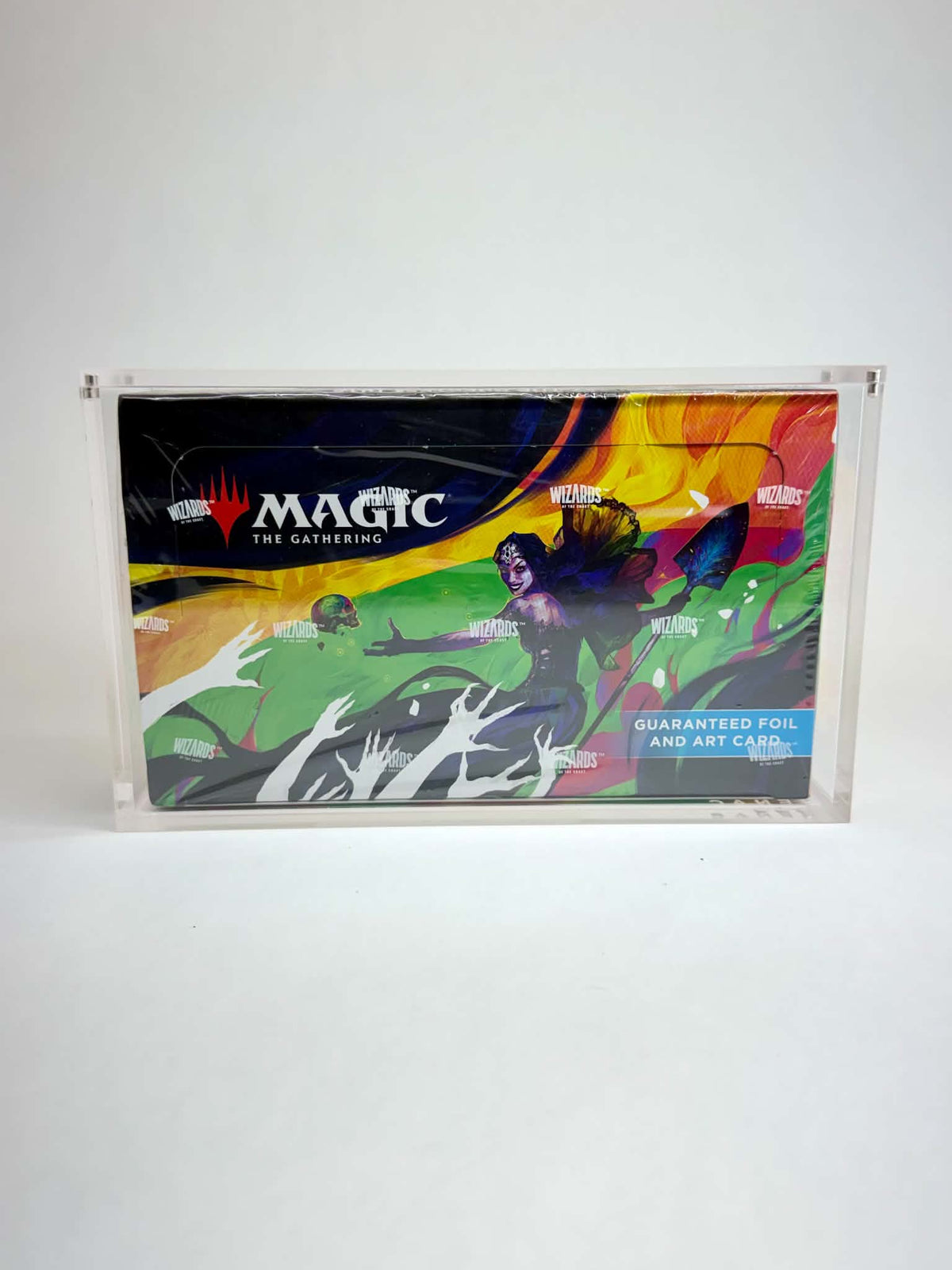 Acrylic Display Case FOR MTG Set Booster Box | 24 Pack Magic The Gathering Set Booster | Commander Masters | 4-Magnet Lid | UV